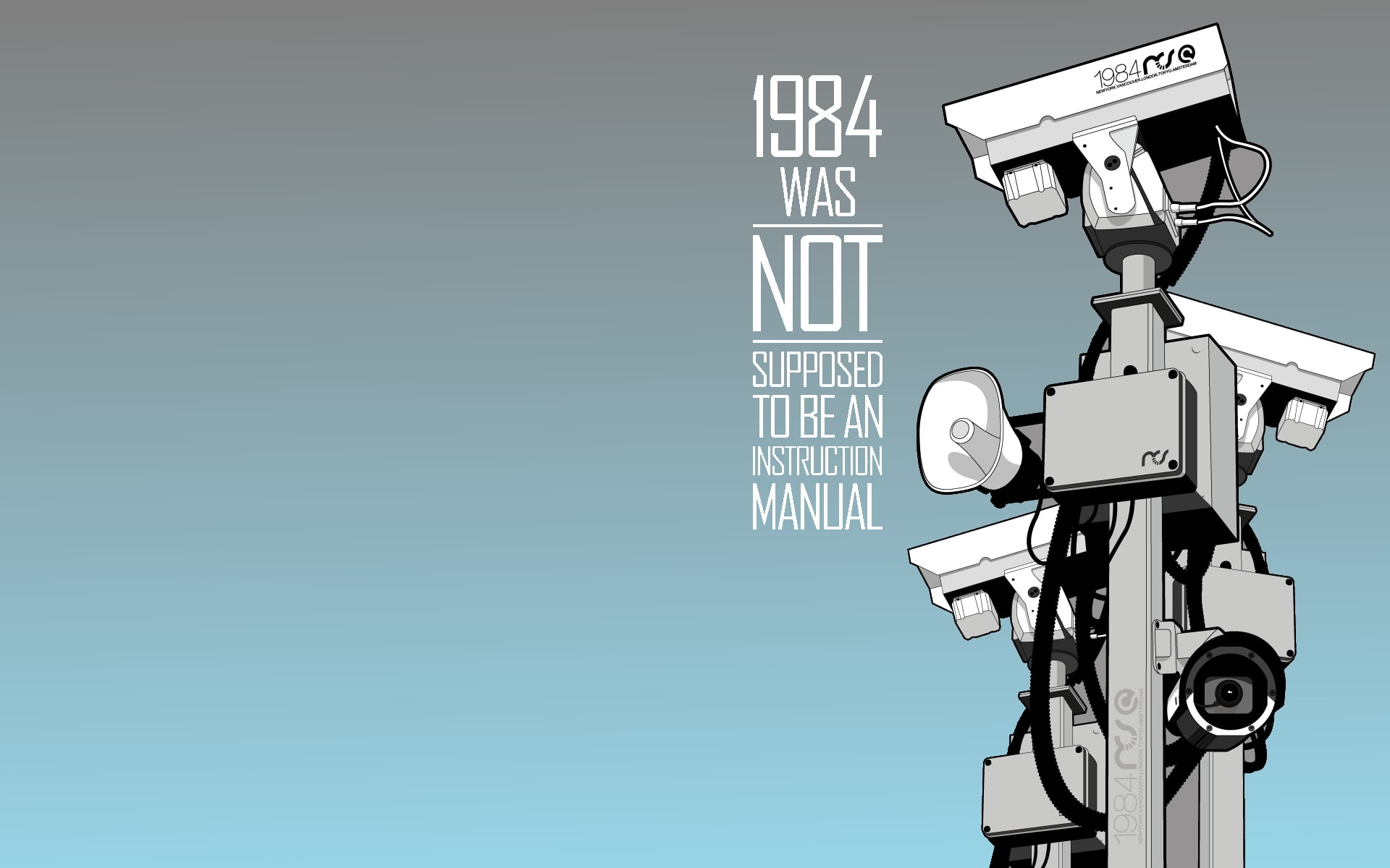 no people, surveillance, lighting equipment, control, sign, camera - photographic equipment, Cctv, sky, 1080P, science, education, copy space, communication, HD Wallpaper