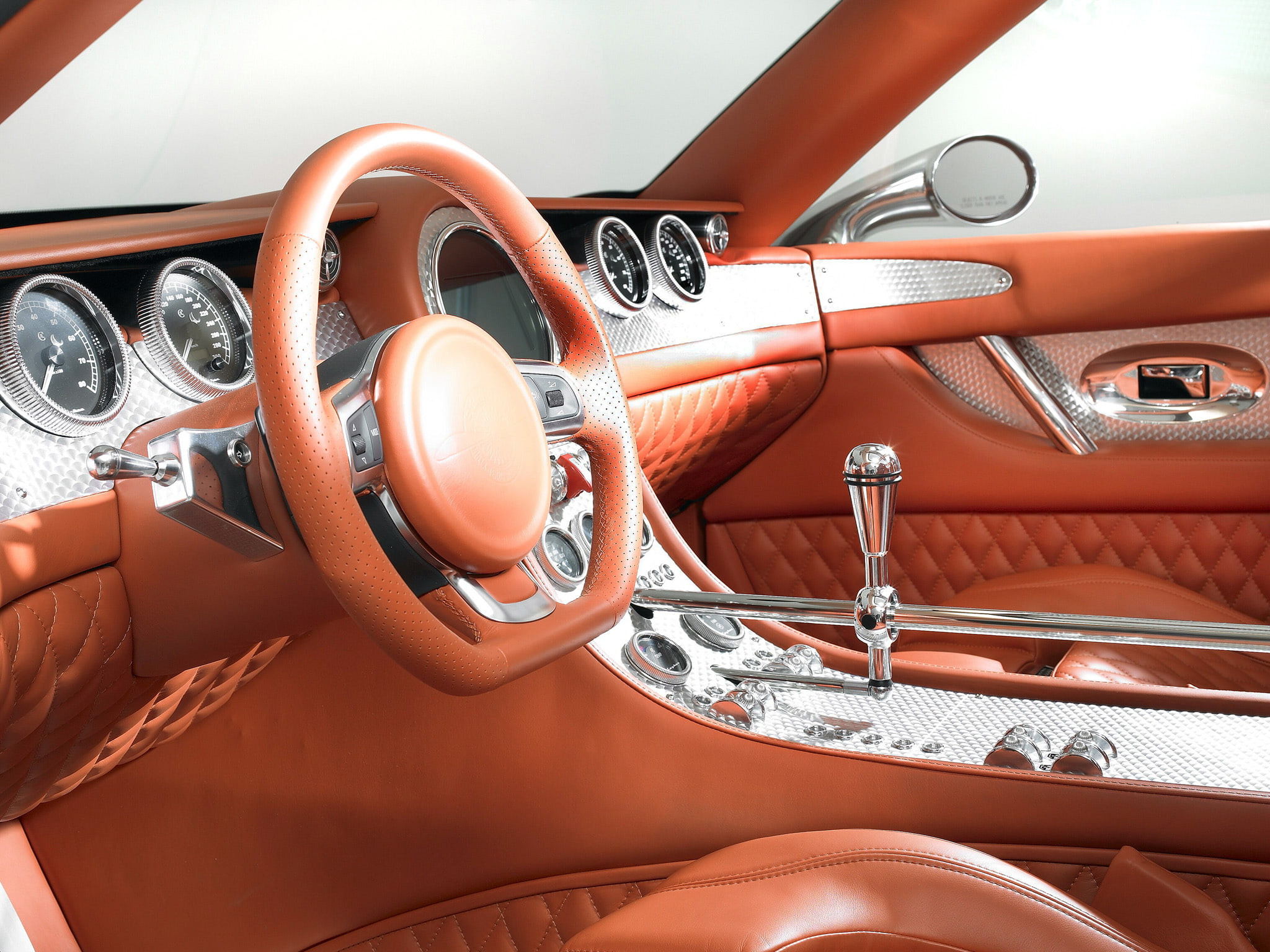 spyker, concept, 1080P, d12, supercar, interior, peking to paris, 2007, HD Wallpaper