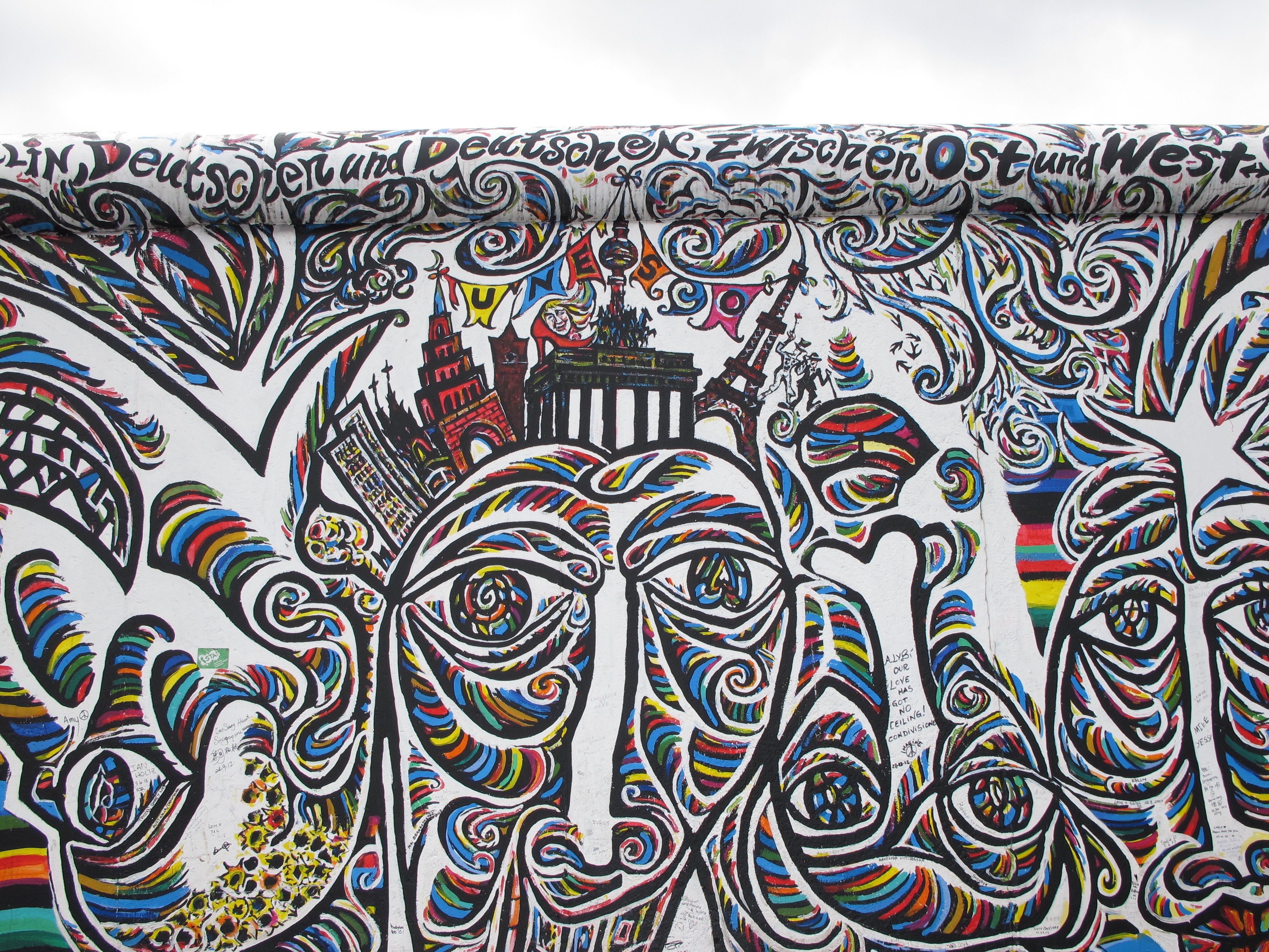 full frame, multi colored, outdoors, variation, close-up, east side, city, structures, germany, berlin, floral pattern, craft, east, paris, ornate, no people, HD Wallpaper