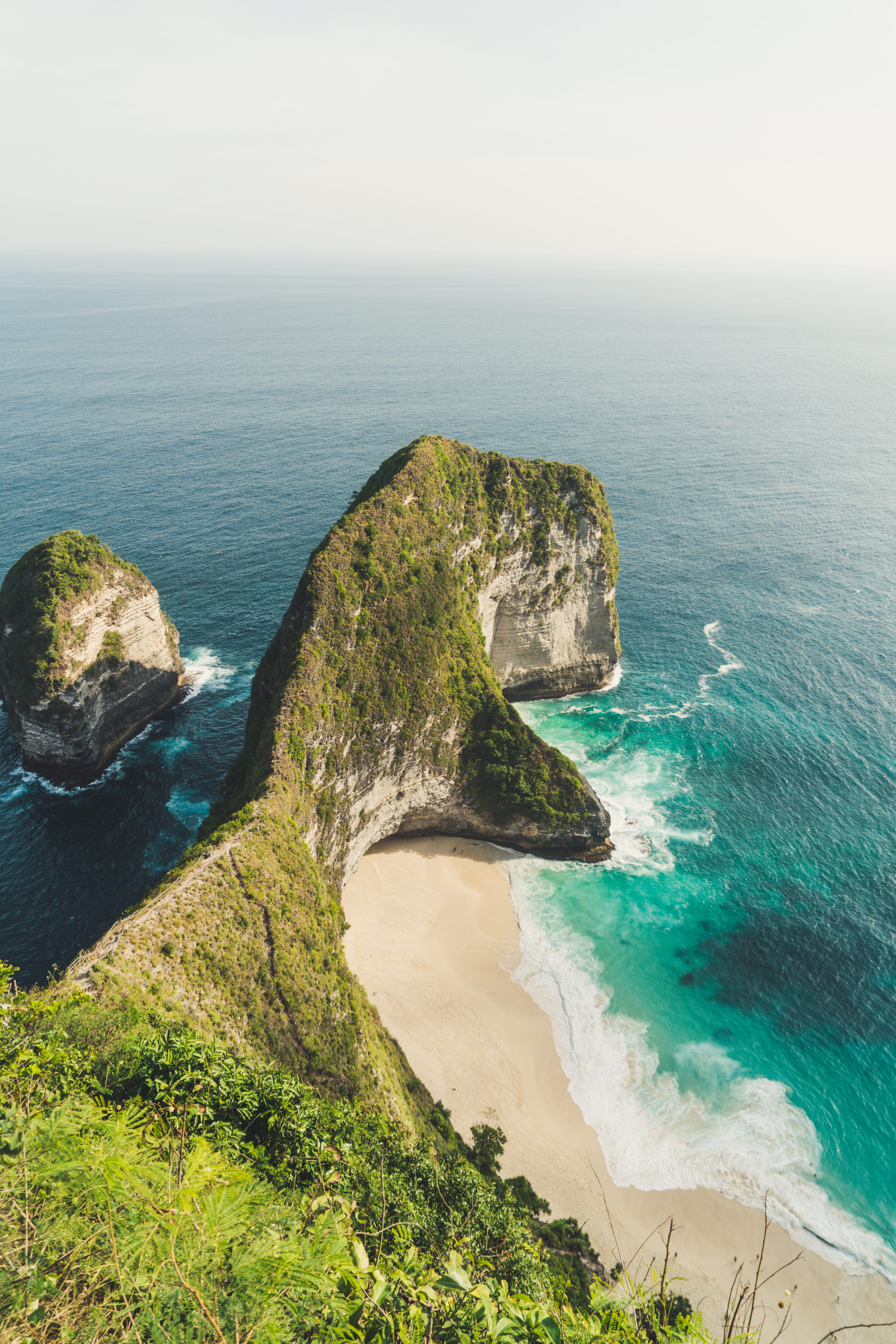 paolo, island, scenics, travel Destinations, beside, paolo nicolello, sea, rock - Object, beauty In Nature, plant, ocean, nature, formation, sky, coastline, Phone HD Wallpaper
