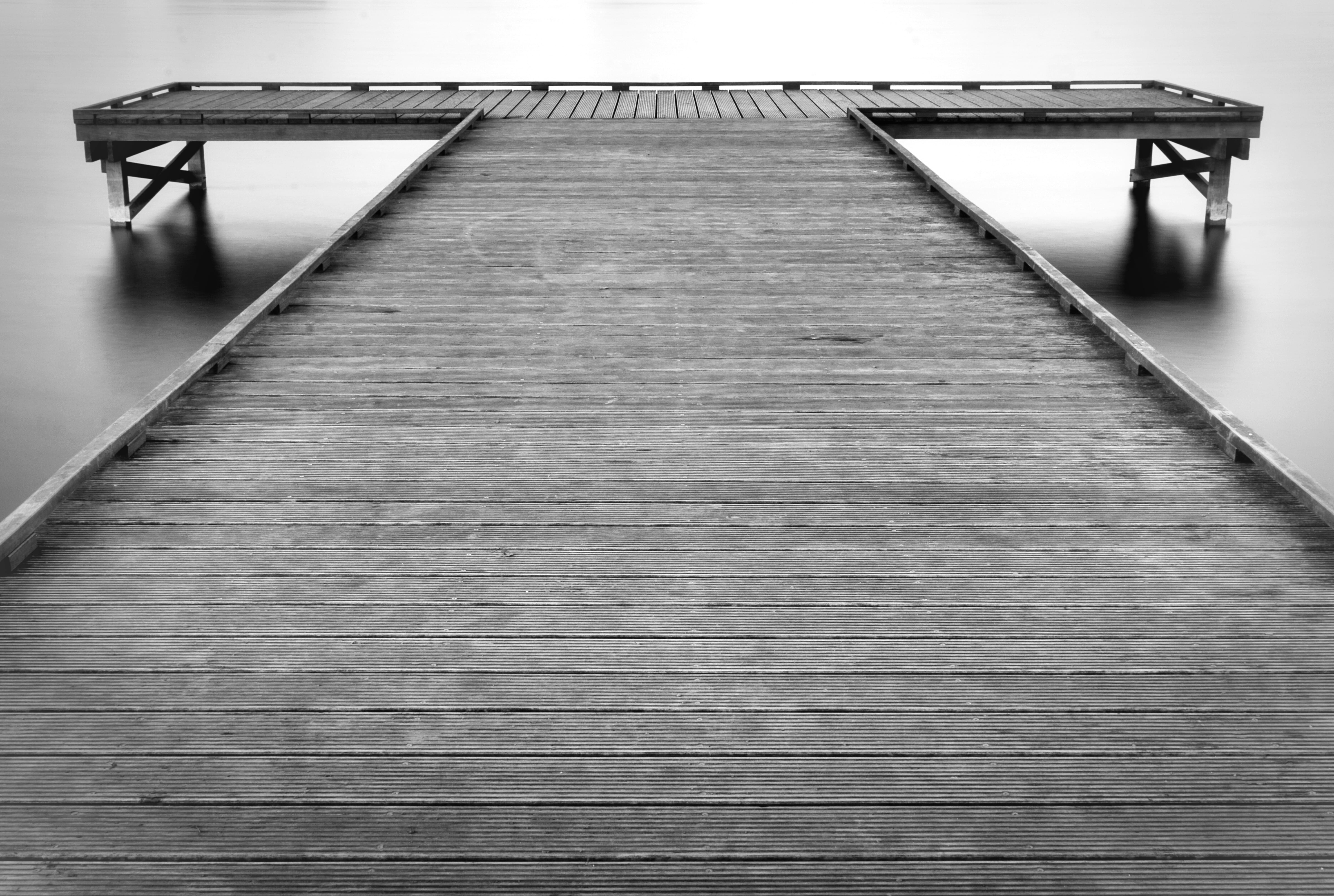 bridge - man made structure, leo wieling, leowieling, pier, wood, outdoors, long shutter speed, the way forward, diminishing perspective, long, no people, HD Wallpaper