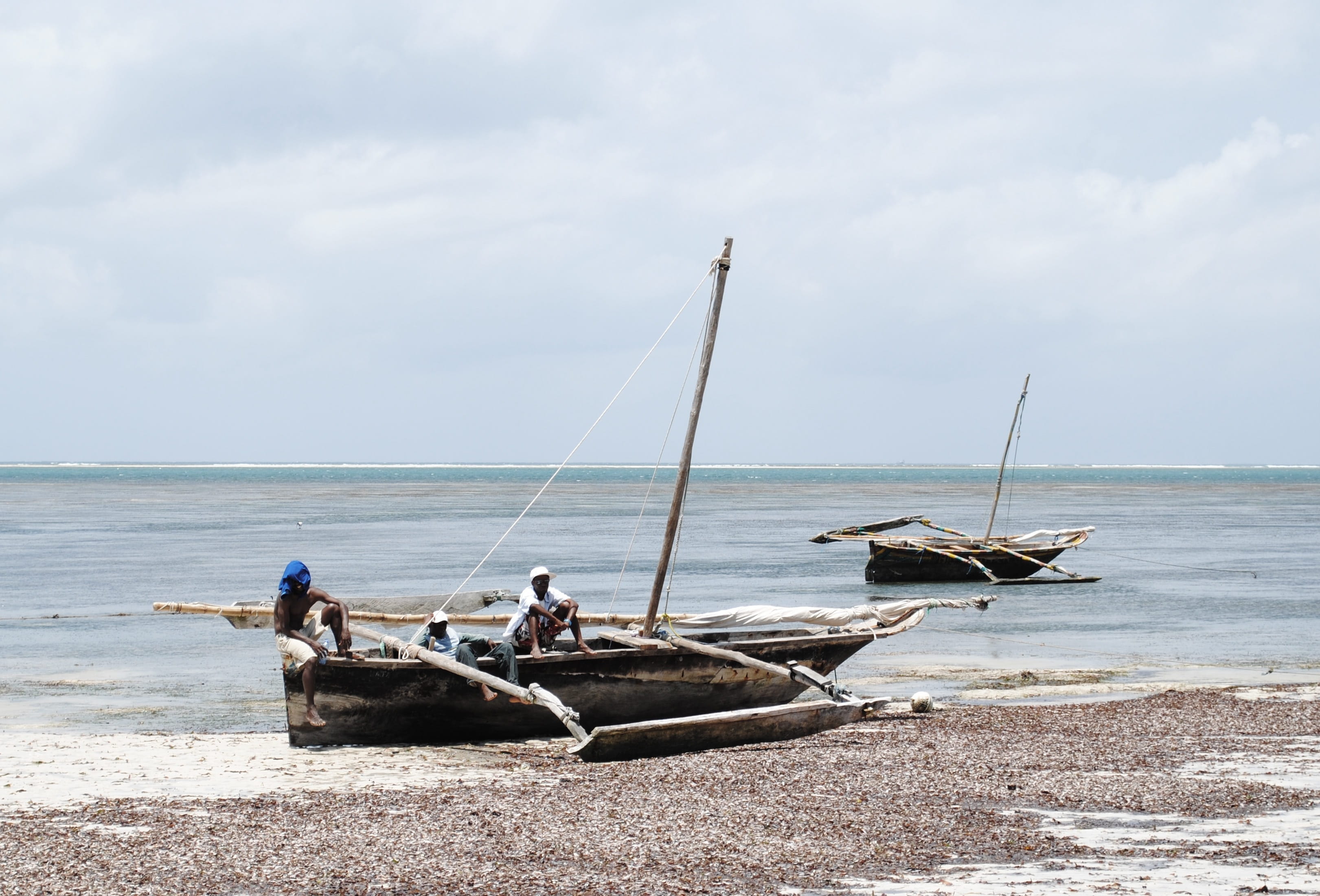 real people, mode of transportation, scenics - nature, day, boats, nature, transportation, beauty in nature, ebb, land, nautical vessel, fishing industry, HD Wallpaper