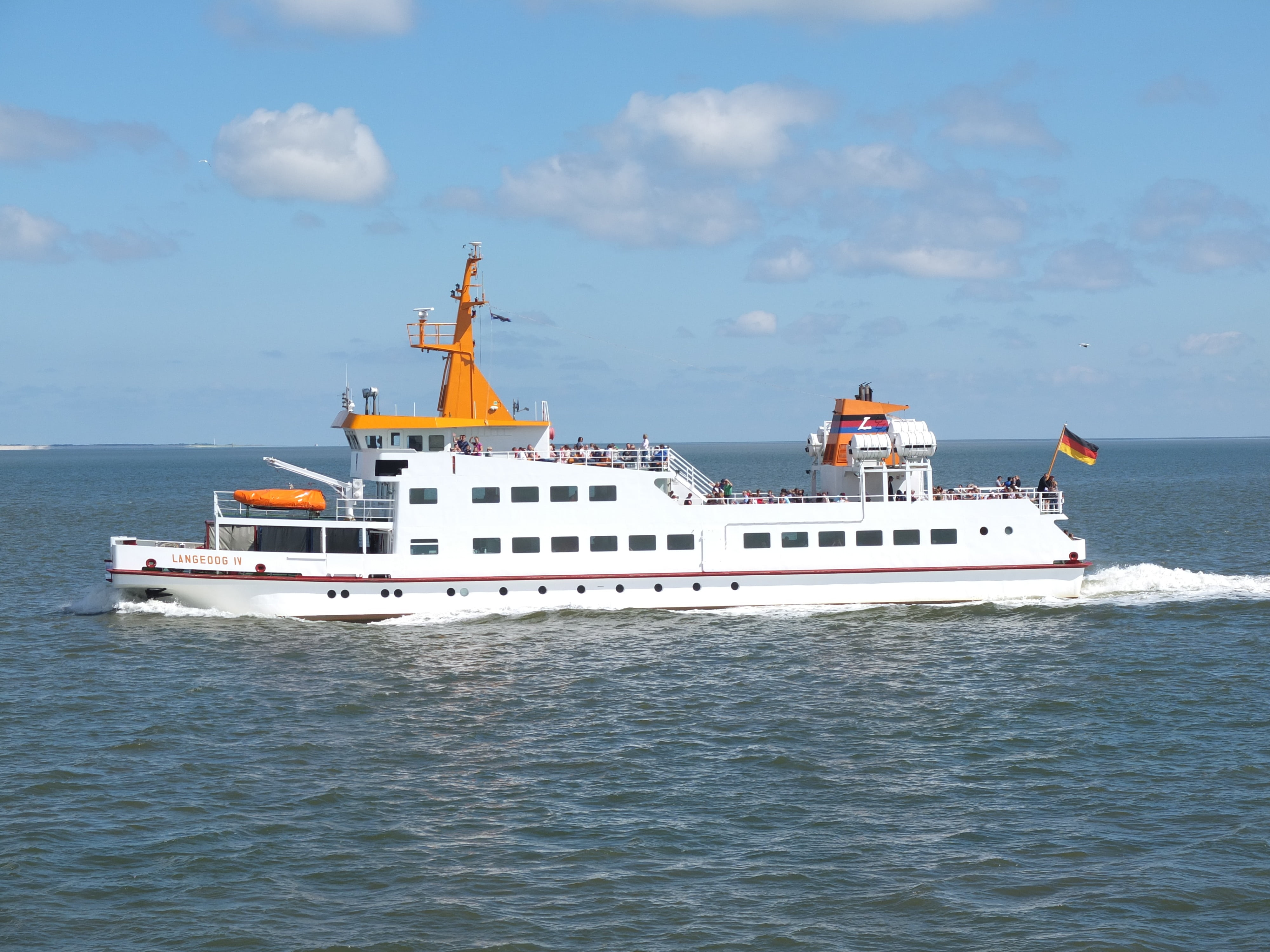 ship, transportation, passenger craft, beauty in nature, luxury, waterfront, sea, passenger ferry, east frisia, 4K, scenics - nature, neuharlingersiel, HD Wallpaper