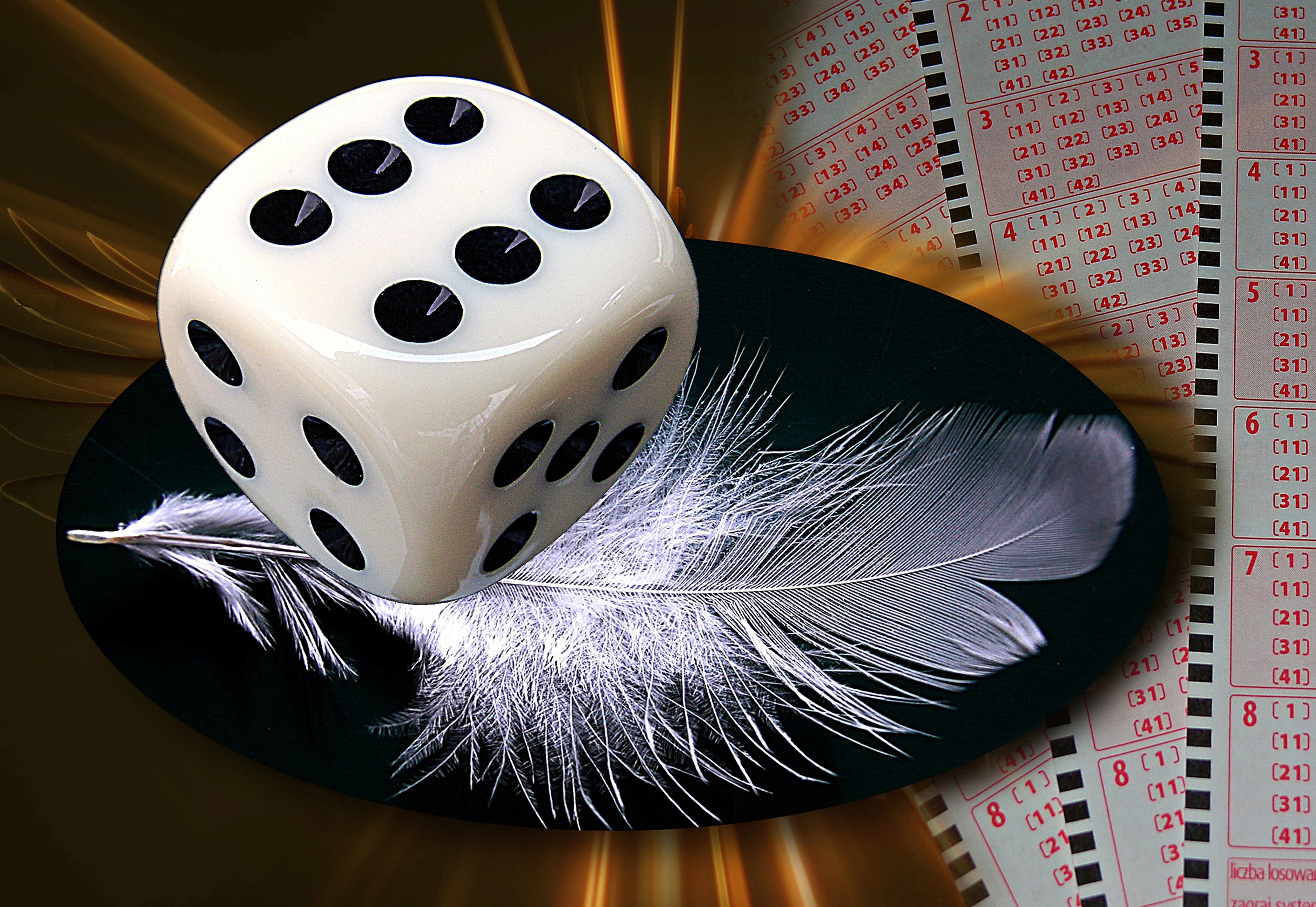 luck, hope, coupons, happiness, die, cube, relaxation, high angle view, the risk of, number, money, feather, equipment, dice, arts culture and entertainment, HD Wallpaper
