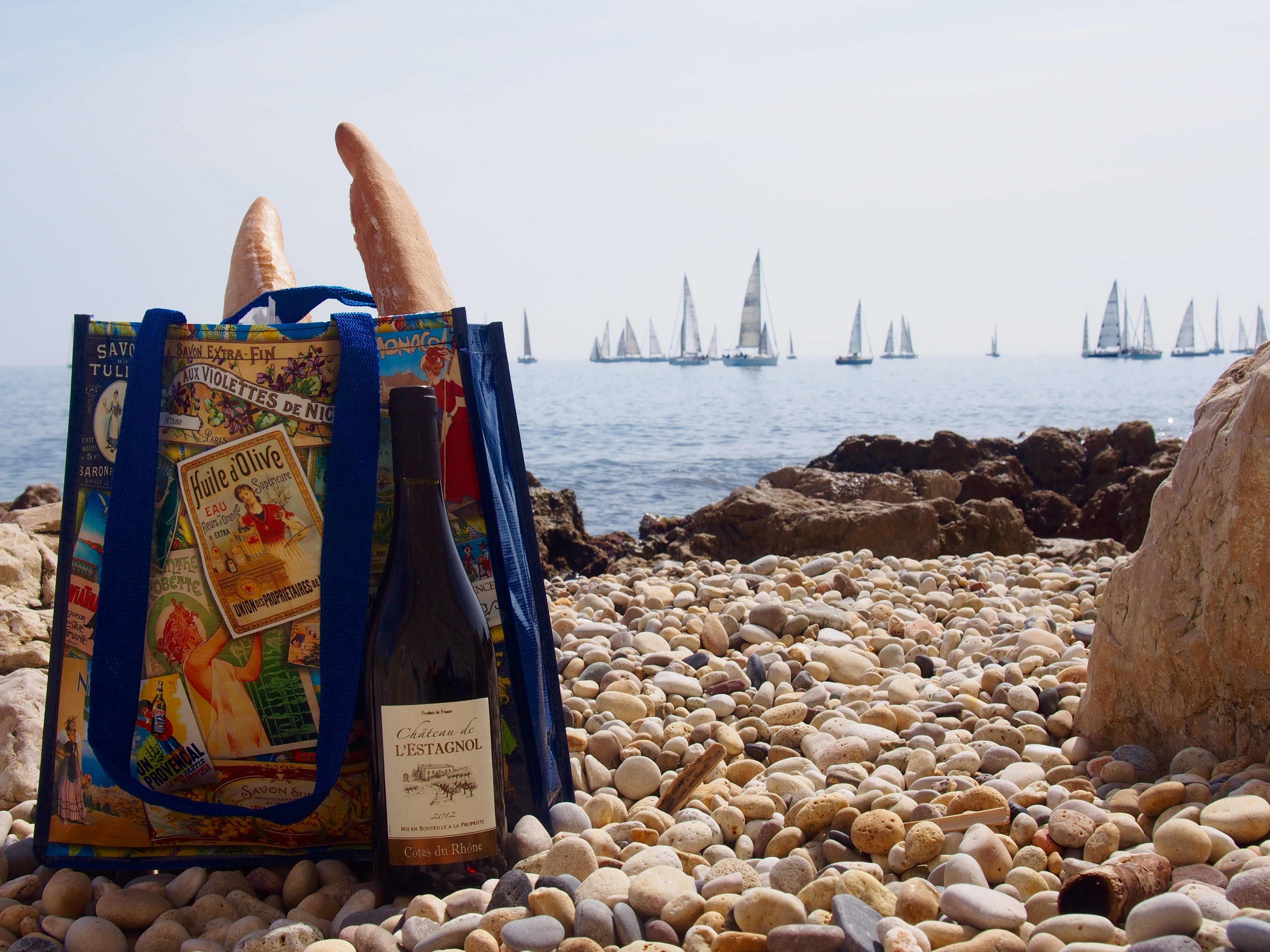 outdoors, water, solid, antibes, wine, stone, nature, stone - object, mode of transportation, sky, tote, france, clear sky, sailboats, 4K, boats, french riviera, HD Wallpaper
