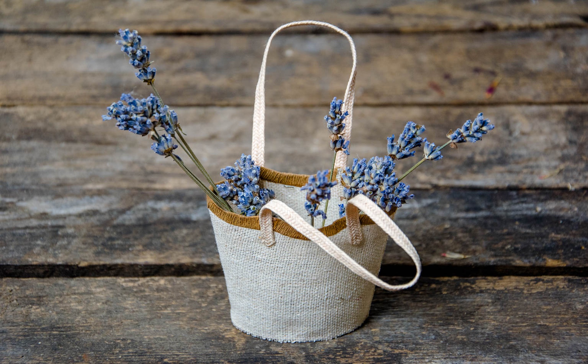 1080P, lavender, art and craft, brown, composition, wood - material, bag, flowers, plant, nature, no people, close-up, personal accessory, knitting needle, HD Wallpaper