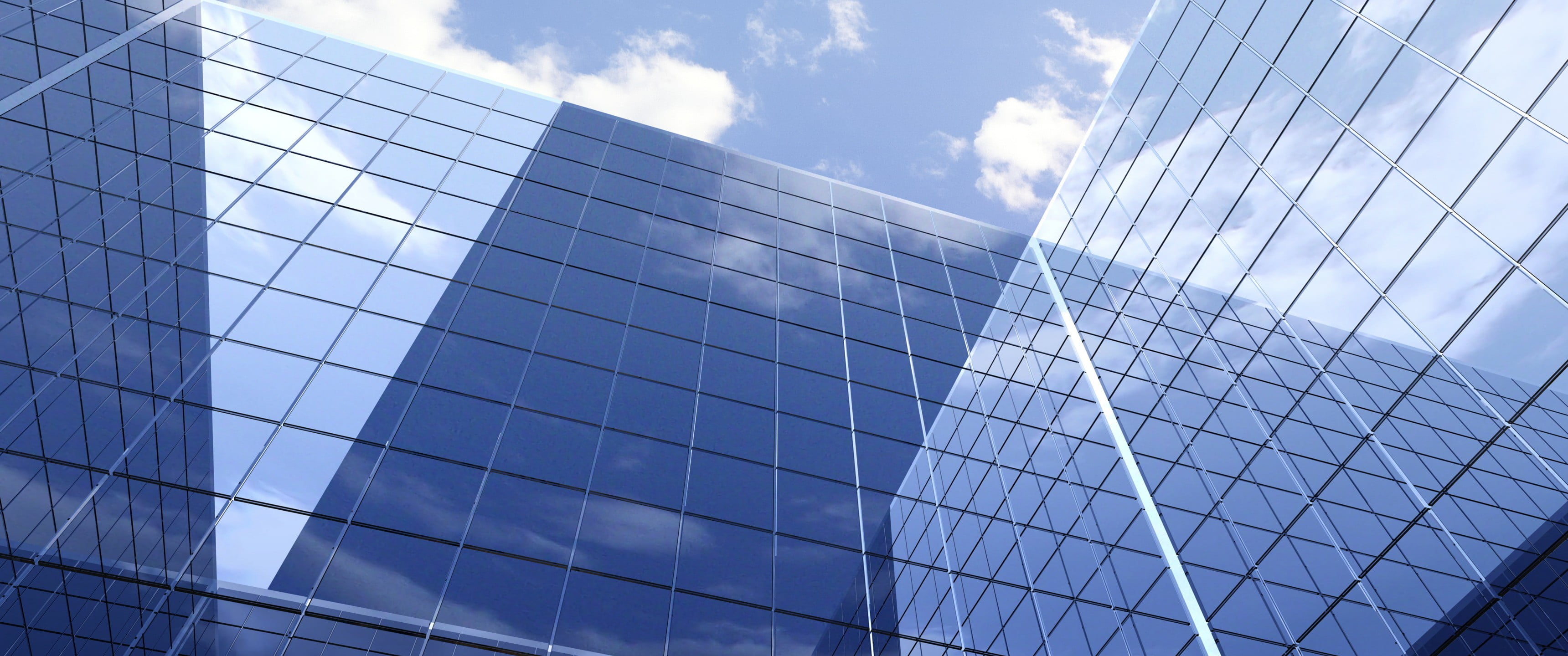 black, rug, cloud - sky, alloy, nature, city, steel, office building exterior, white, low angle view, glass - material, built structure, 2K, architecture, HD Wallpaper