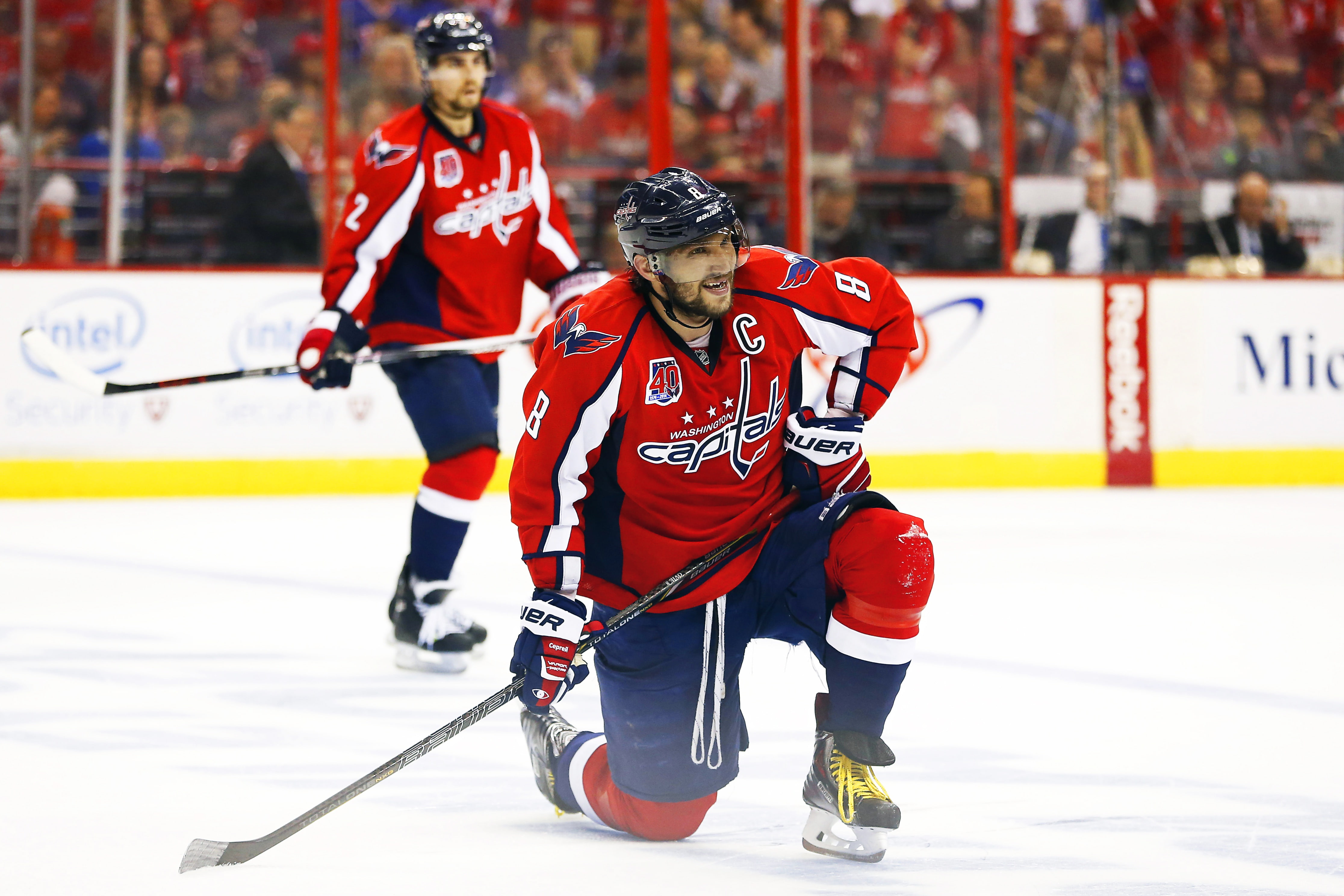 Sport, Hockey League, Equipment, National Hockey League, Athletes, Washington, Washington Capitals, Alexander Ovechkin, Capitals, Ice, The game, Hockey, HD Wallpaper