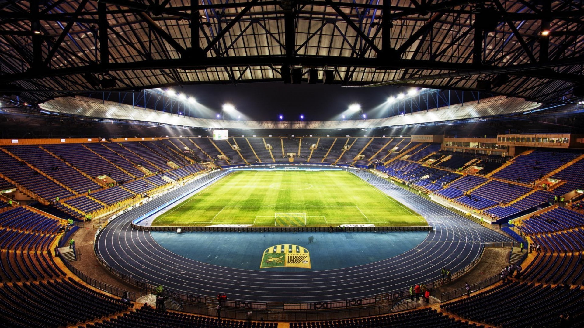 stadium, American football, 1080P, grass, soccer, HD Wallpaper