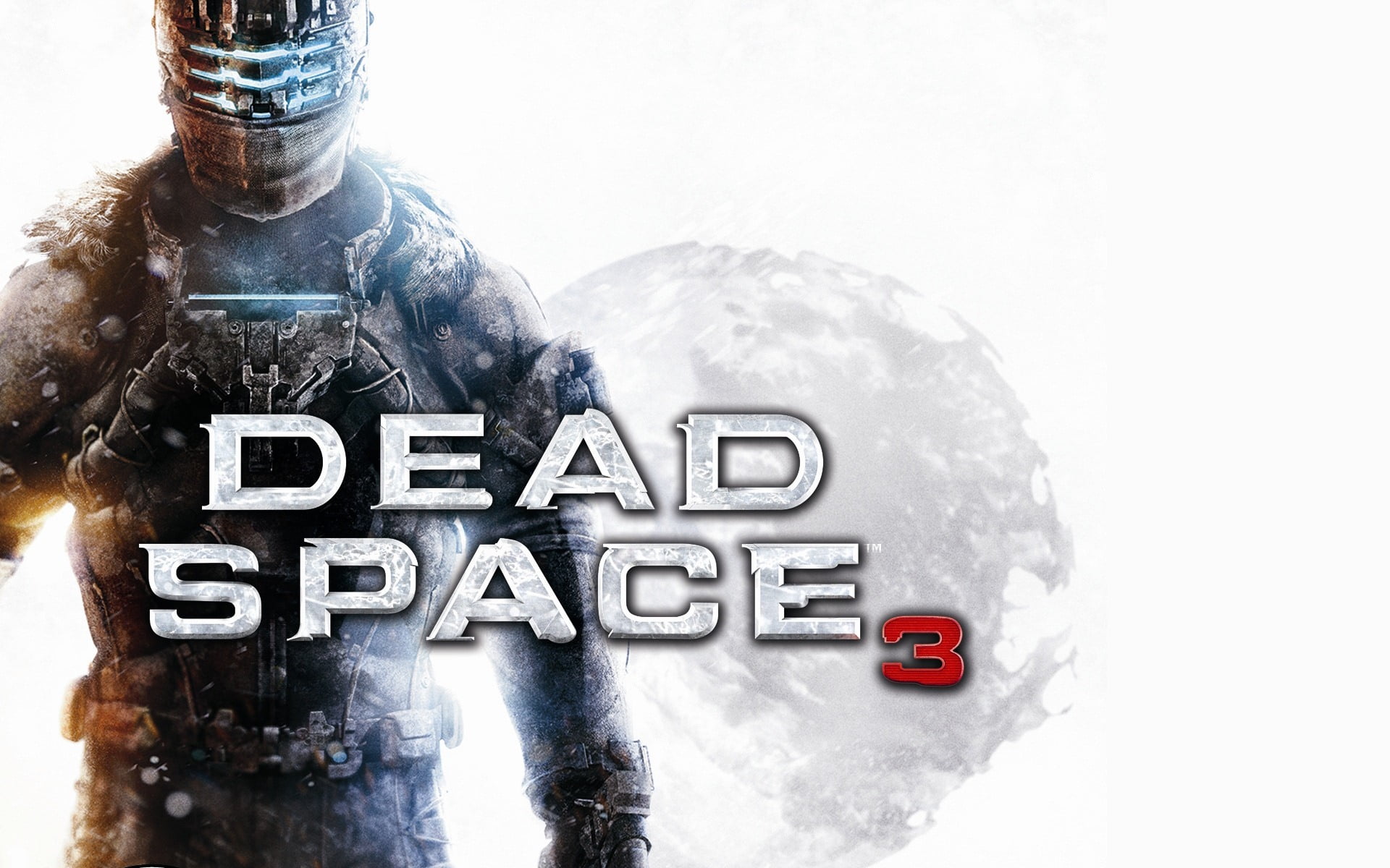 game, nature, dead space 3, costume, one person, 1080P, close-up, indoors, security, digital, western script, winter, text, snow, Isaac Clarke, communication, HD Wallpaper