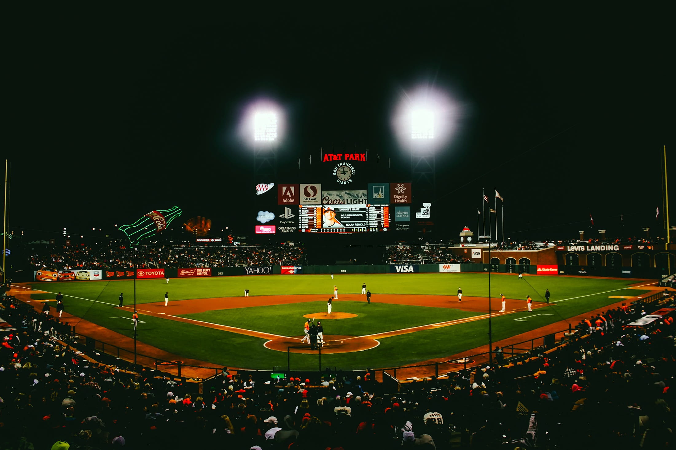 excitement, baseball bat, nature, group of people, sports, field, playing field, large group of people, stadium, soccer, action, real people, bleachers, HD Wallpaper