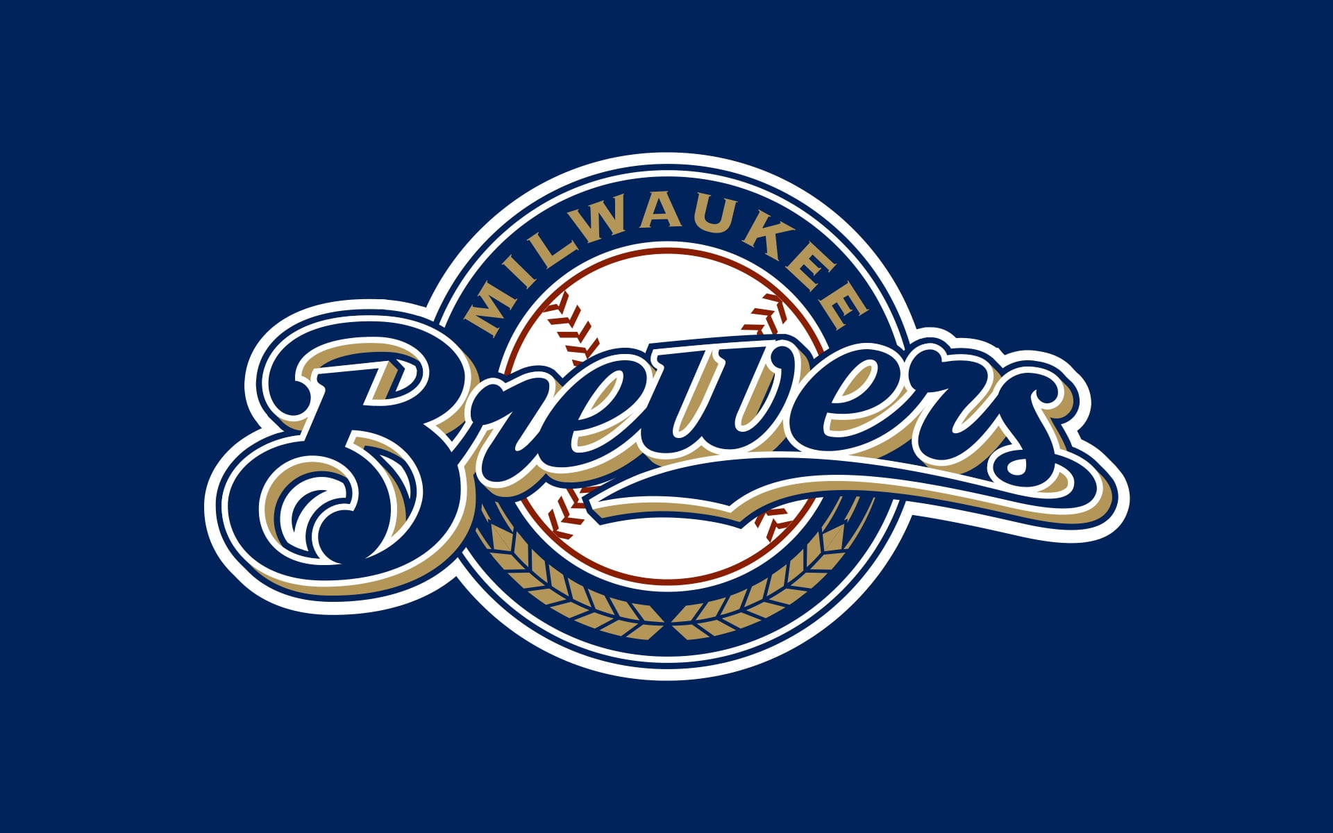 design, ornate, blue, logo, sky, 1080P, brewers, 2015, milwaukee, milwaukee brewers, no people, shape, sign, military, cut out, communication, outdoors, HD Wallpaper