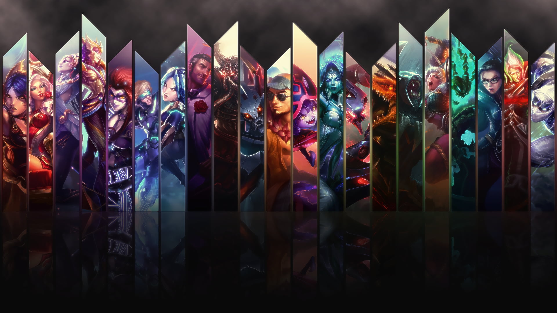 emotion, multi colored, league, legends, crowd, champions, collage, 1080P, event, flag, stage, togetherness, arts culture and entertainment, women, leisure activity, HD Wallpaper