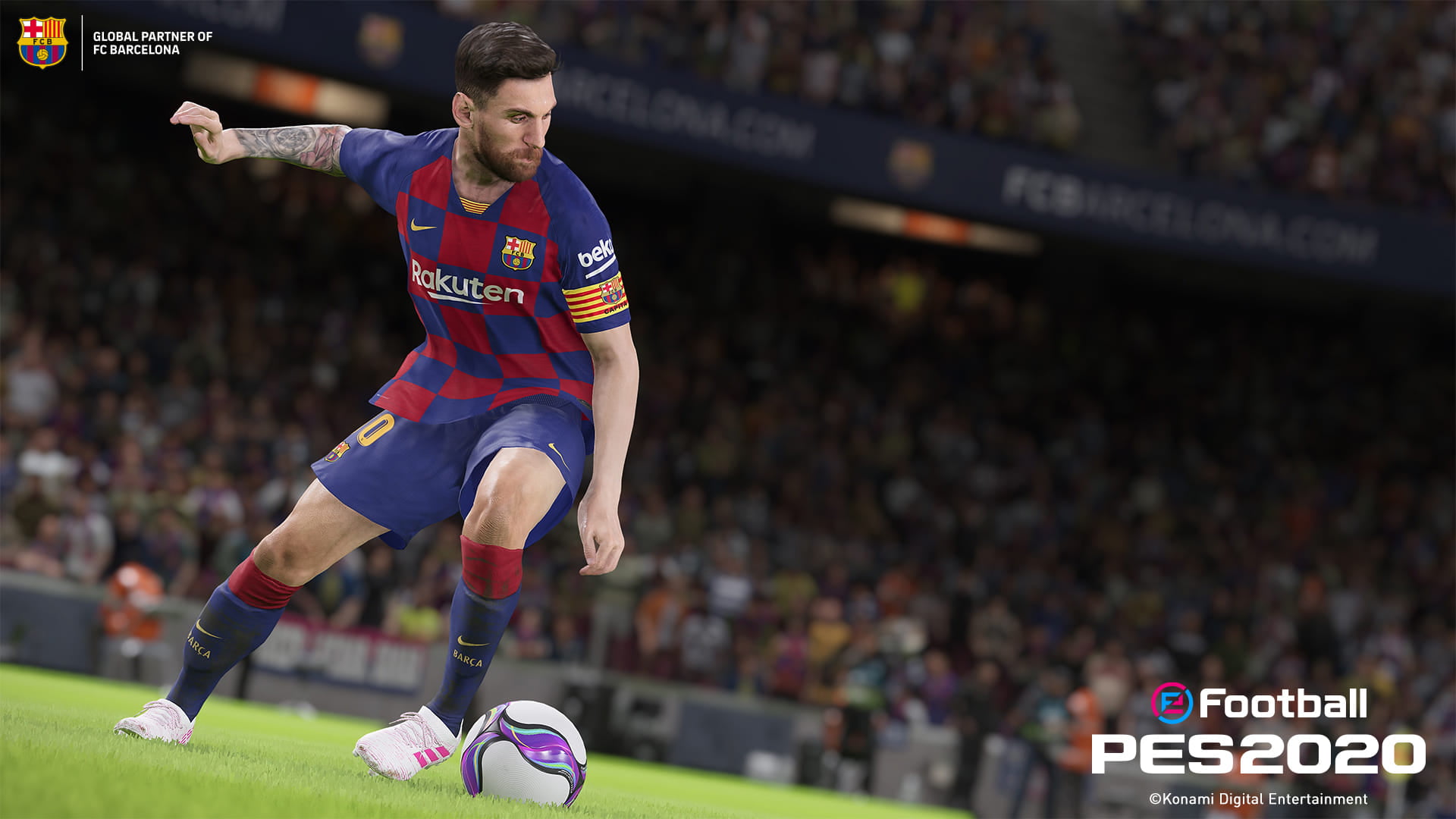 eFootball Pro Evolution Soccer 2020, Video Game, Soccer, Lionel Messi, 1080P, HD Wallpaper