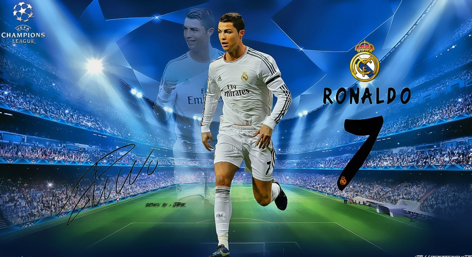 activity, mid-air, low angle view, 720P, athlete, champions, soccer, effort, one person, Football, cristiano, blue, Sports, league, professional sport, HD Wallpaper