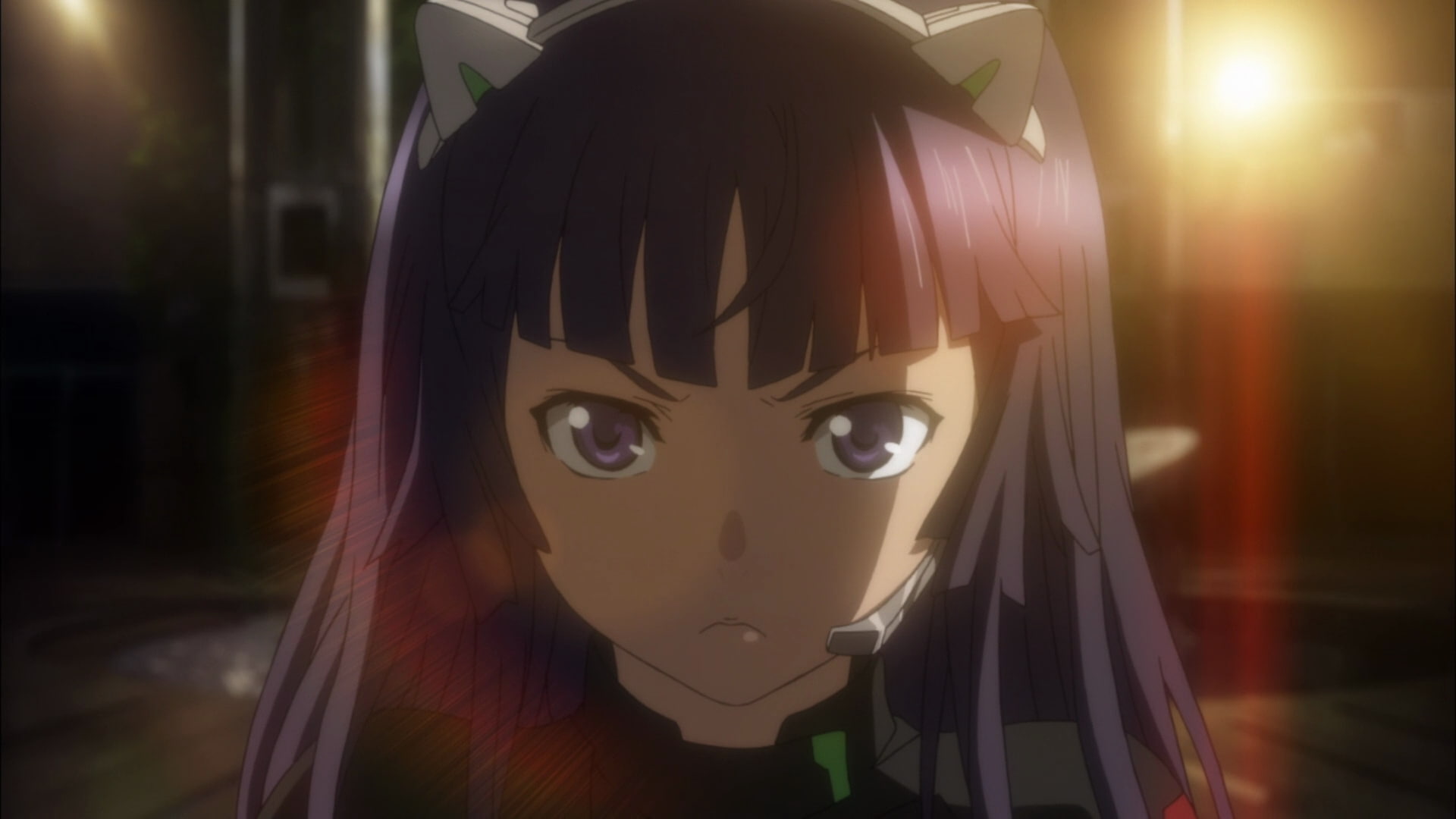tsugumi, purple hair, snapshot, series, entertainment, hair, x, guilty, tv, anime, 1080P, eyes, hd, purple, crown, art, HD Wallpaper