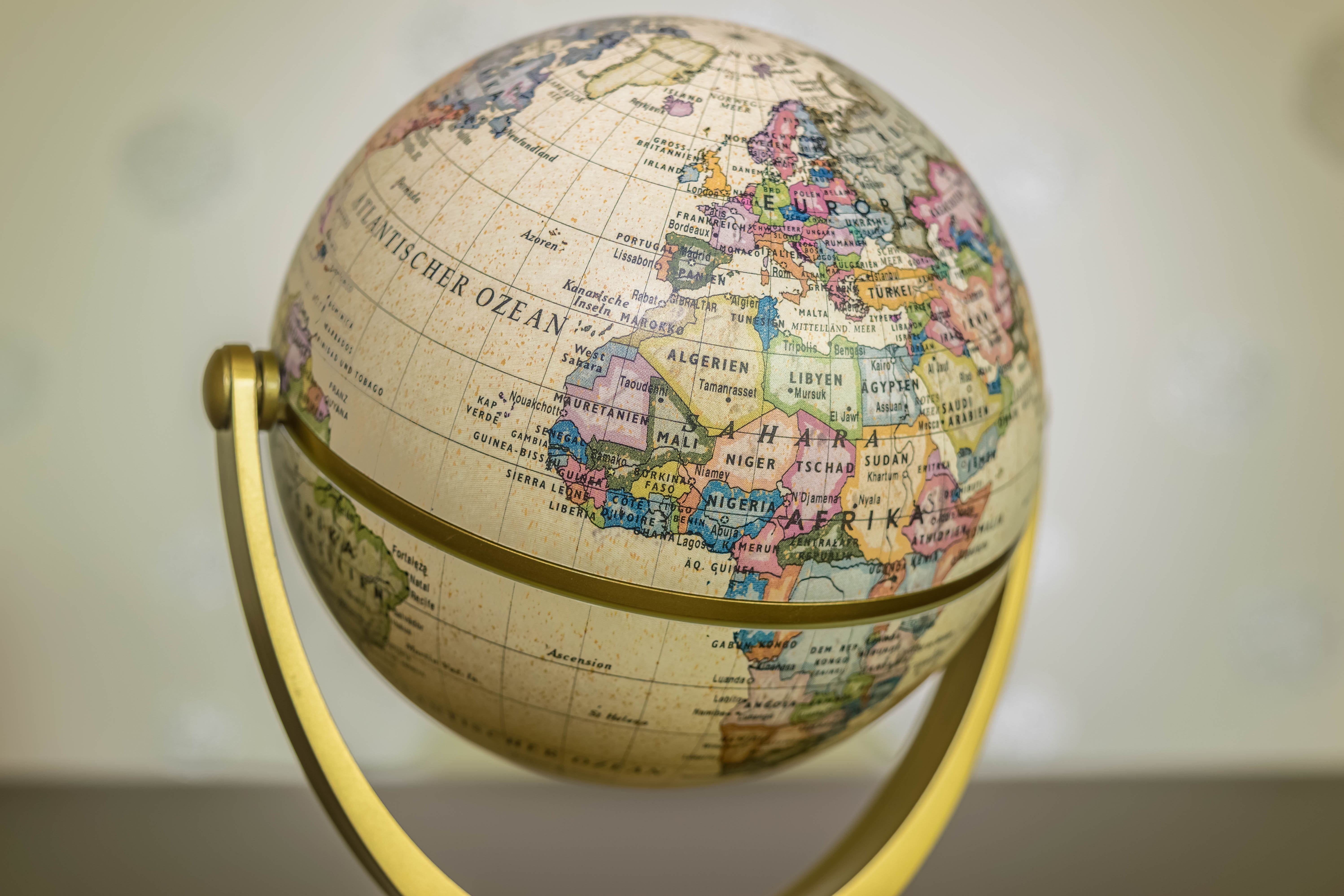 education, space, world Map, physical geography, indoors, world, earth, globe - Man Made Object, single object, text, planet - Space, nature, brown, map, HD Wallpaper