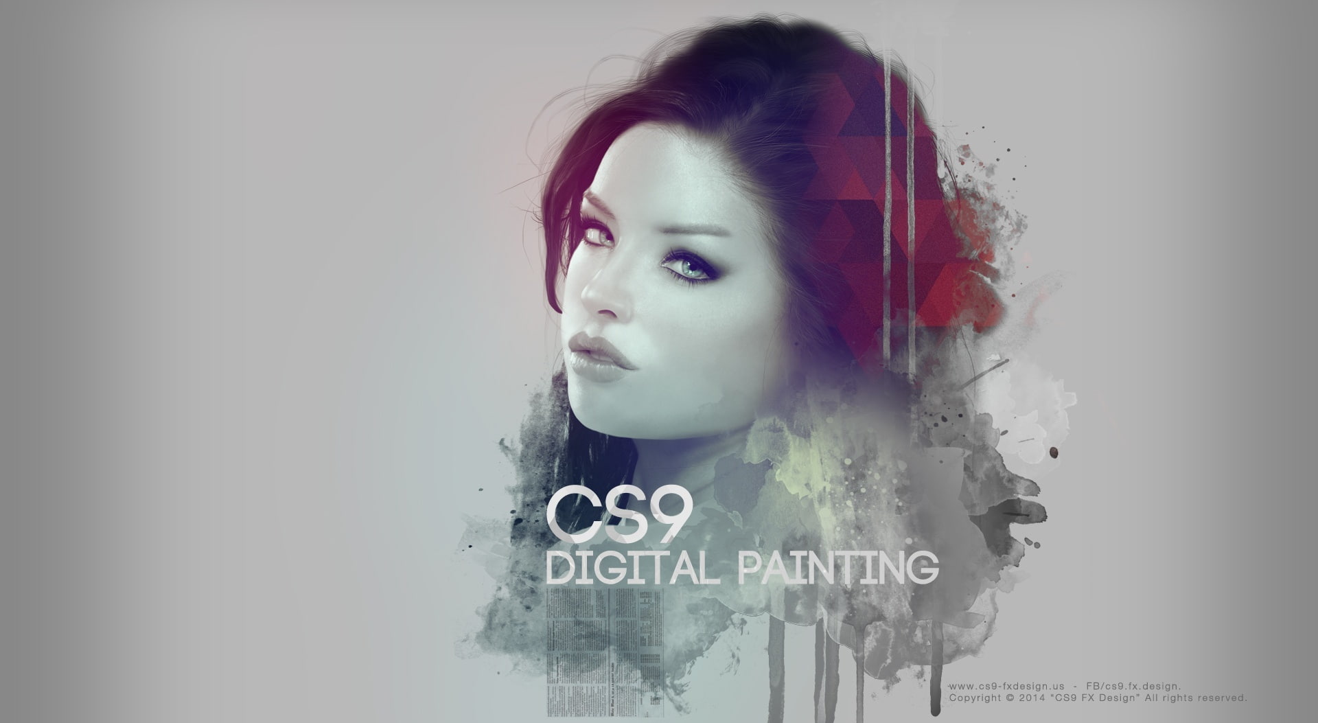 1080P, digital, hairstyle, Creative, cs, copy space, cs9 fx design, Aero, indoors, young women, headshot, cs9, young adult, digital paint, hair, realistic, HD Wallpaper