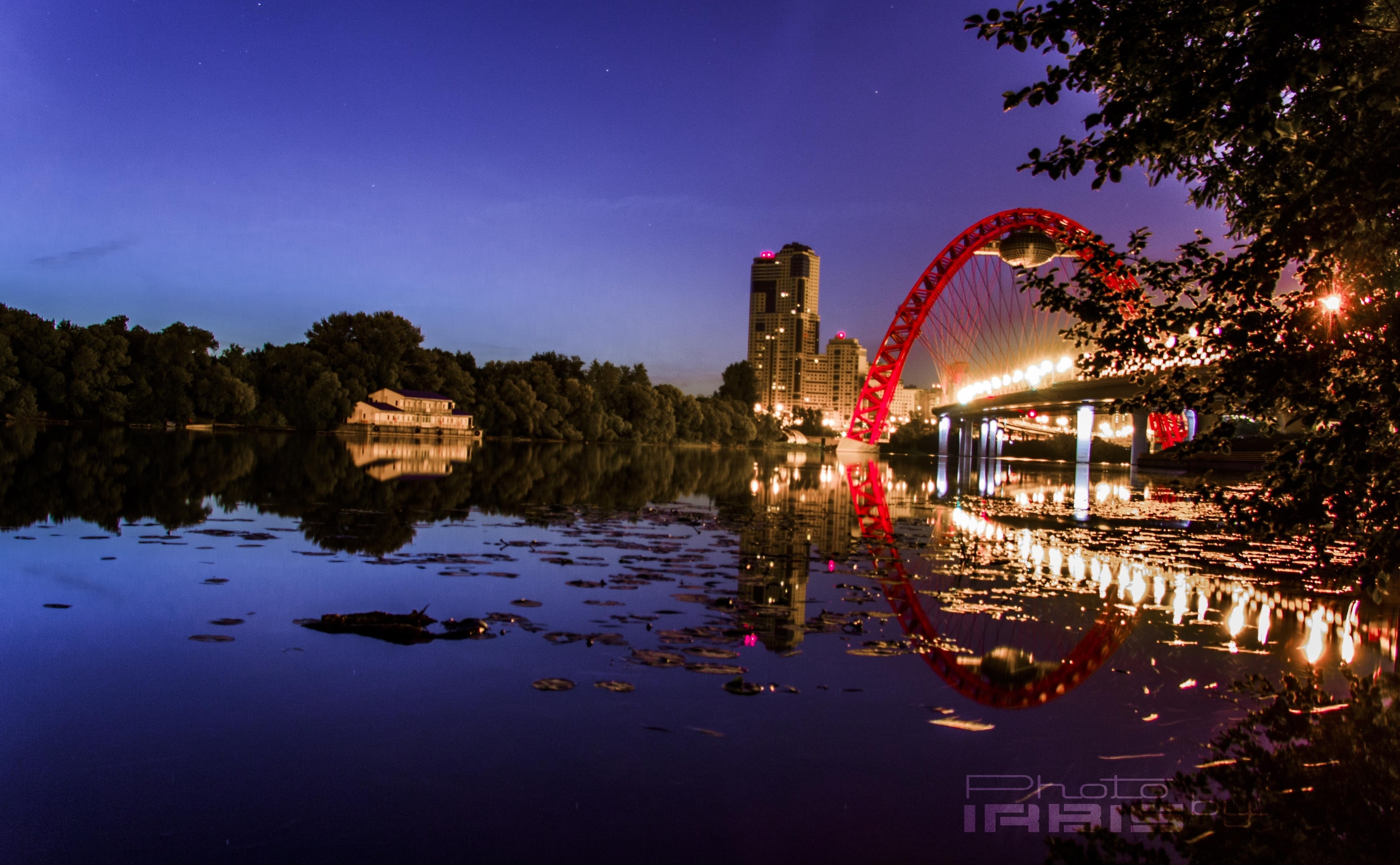 xusenru, nature, built structure, tree, art, illuminated, art.irbis production, no people, night city, night, night photography, 4K, travel destinations, HD Wallpaper