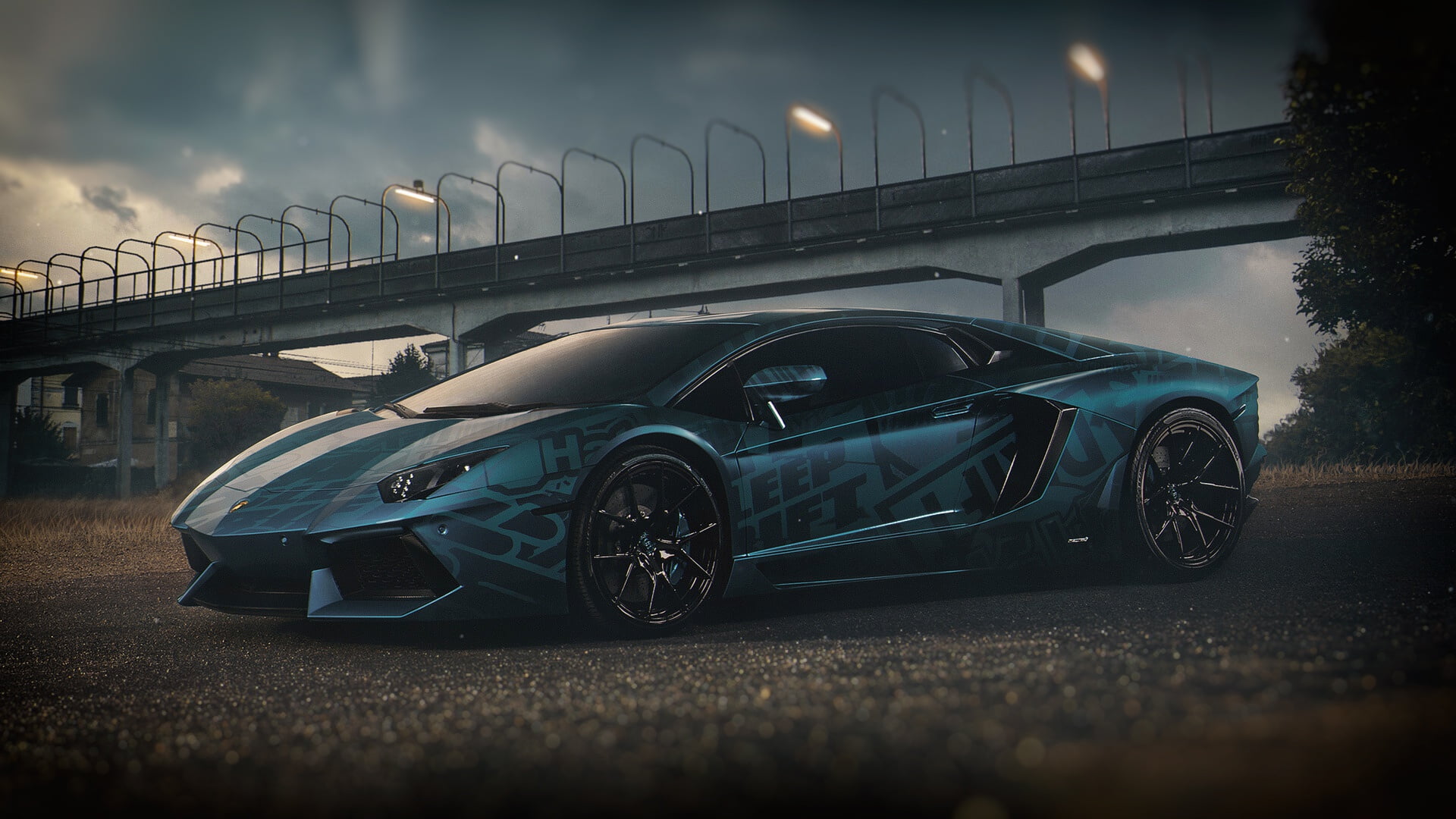 Auto, Car, 1080P, Aventador, Lamborghini Aventador, Design, Sports car, Transport and Vehicles, Fanatical, basorink, Lamborghini, Machine, Kostya Basarin, HD Wallpaper