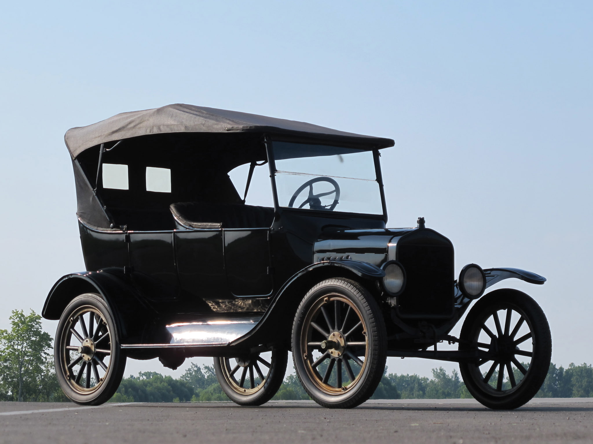 retro, 1923, touring, 1080P, ford, model t, HD Wallpaper