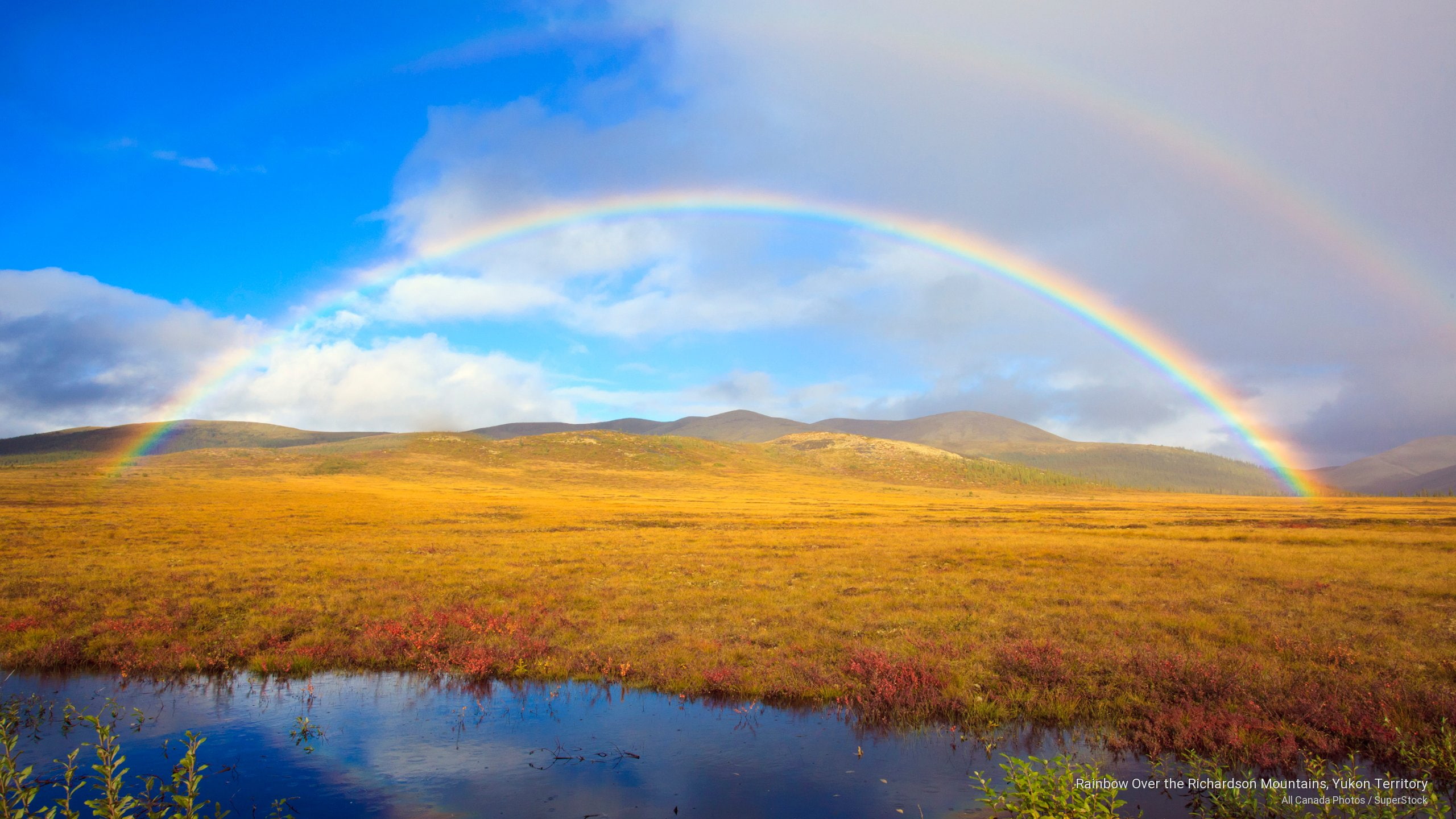 mountains, Weather, territory, 2K, richardson, rainbow, yukon, HD Wallpaper