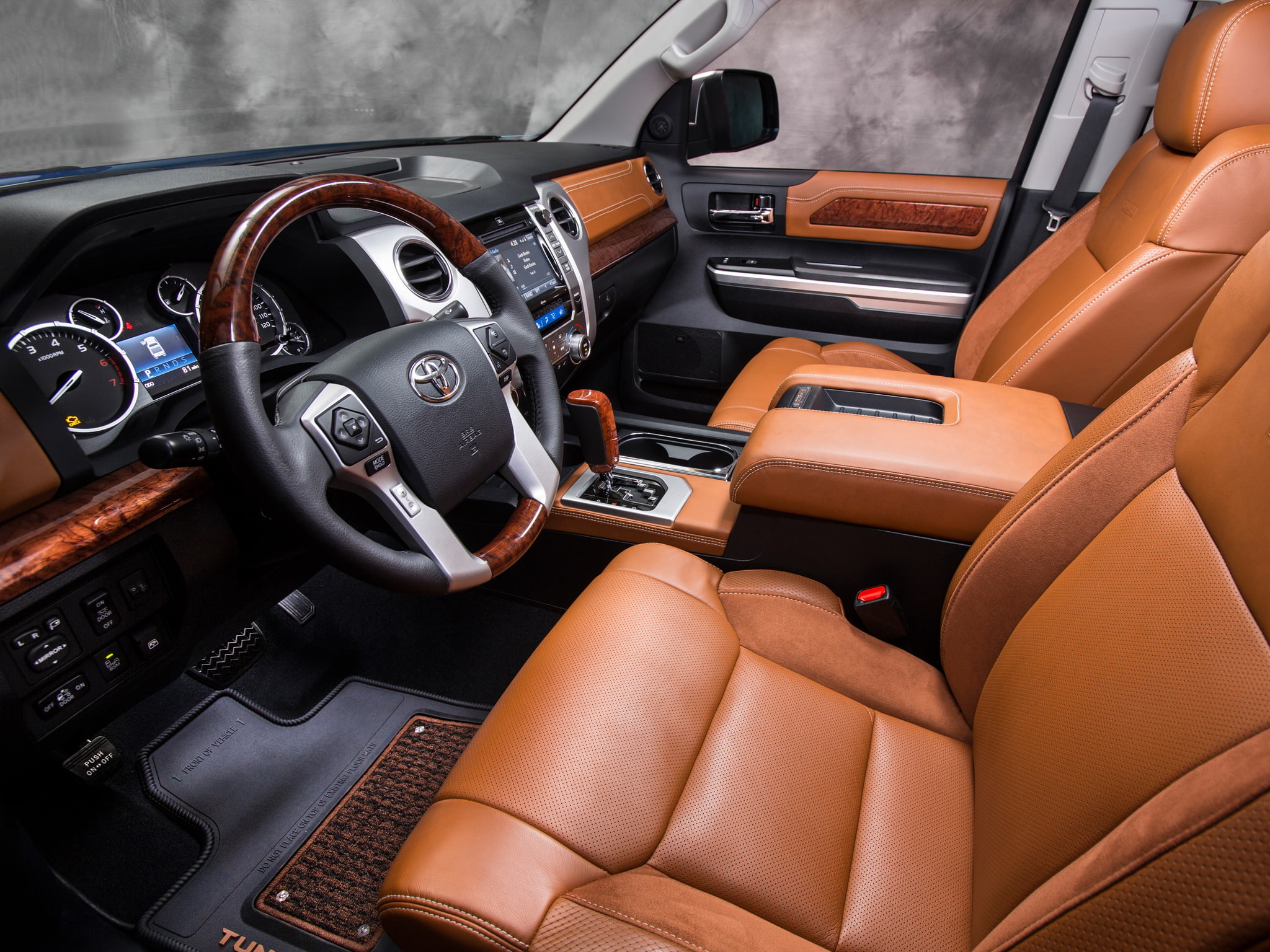2014, interior, 1794, edition, toyota, pickup, tundra, 1080P, HD Wallpaper