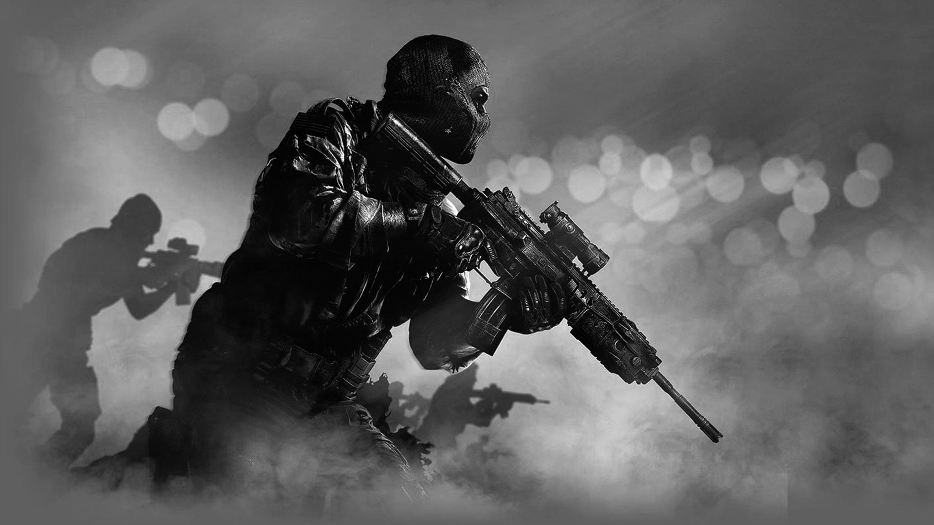 young adult, government, men, people, fighting, special forces, conflict, 1080P, rifle, Call of Duty: Ghosts, gun, war, weapon, two people, holding, military, HD Wallpaper