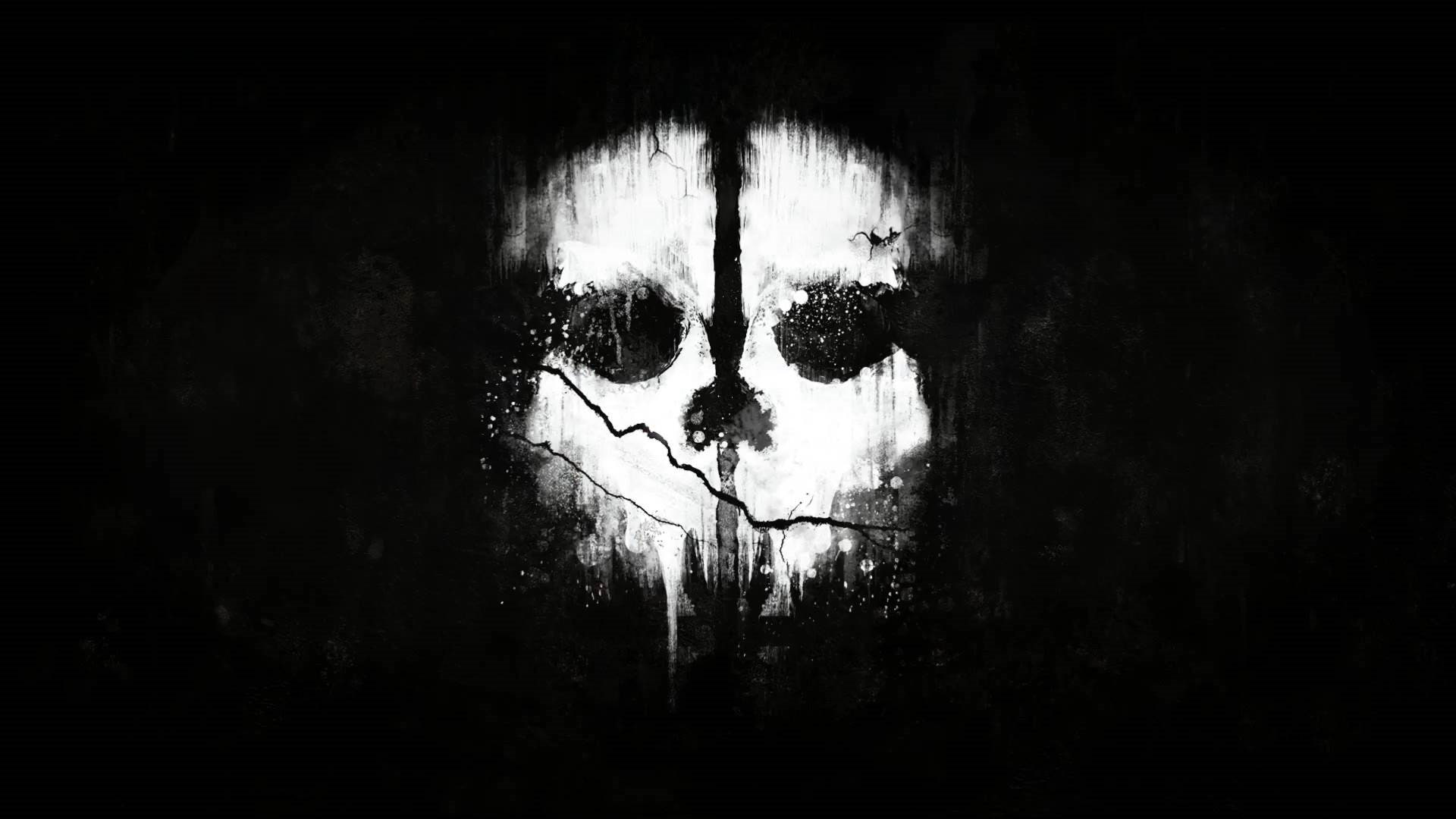 water, silhouette, indoors, portrait, close-up, call of duty ghosts dark white video games rorschach test, lifestyles, tree, copy space, wall - building feature, HD Wallpaper