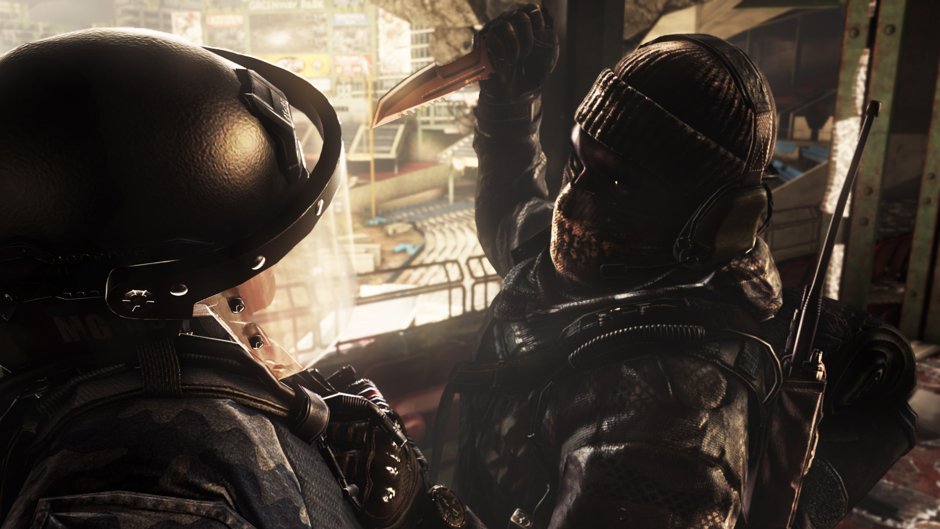knife, call, games, duty, ghosts, soldiers, 2K, HD Wallpaper