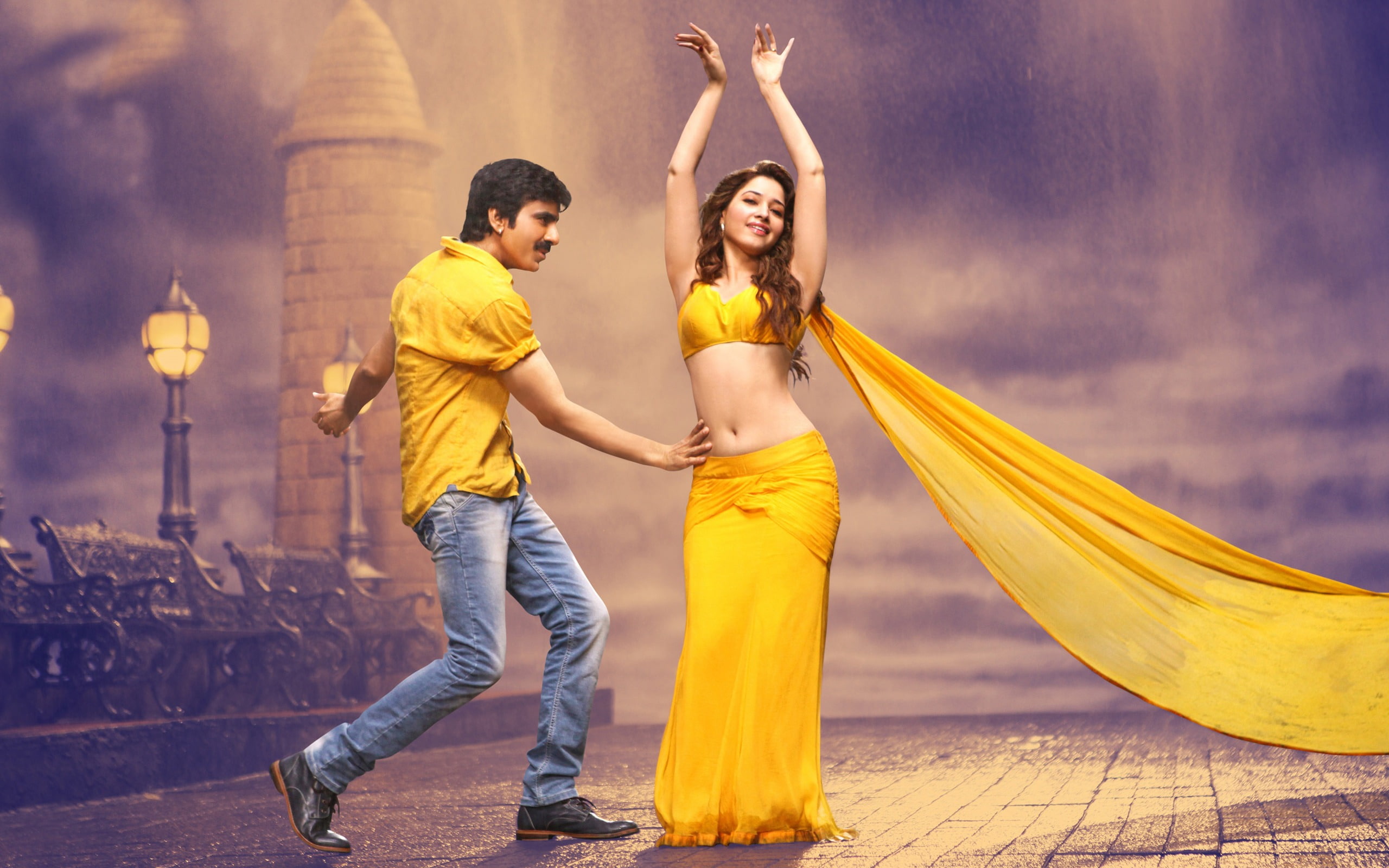ravi, bengal, tiger, outdoors, sky, adult, tamanna, young women, togetherness, couple - relationship, quality, beautiful woman, real people, leisure activity, HD Wallpaper