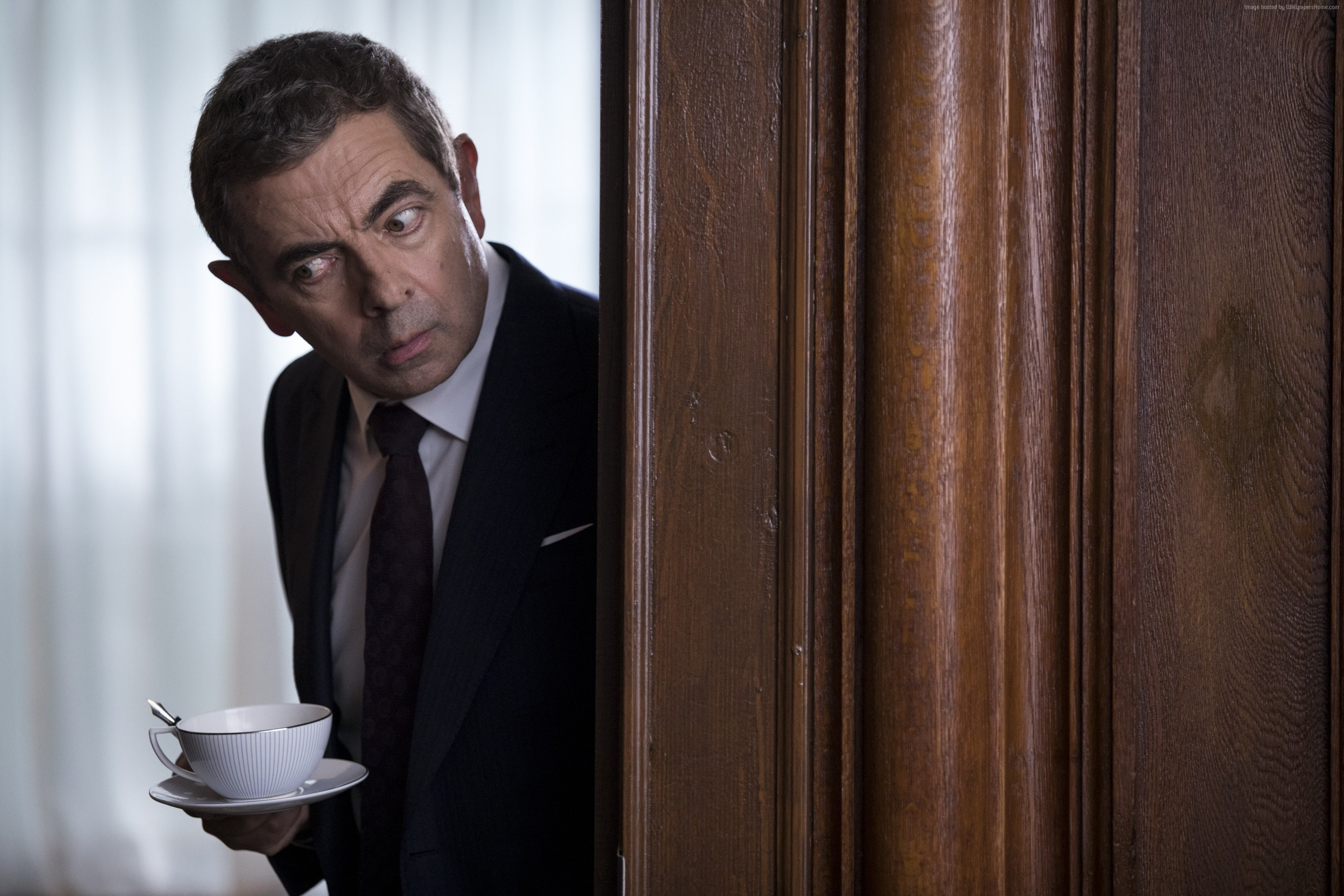 4k, 2K, Johnny English Strikes Again, Rowan Atkinson, HD Wallpaper