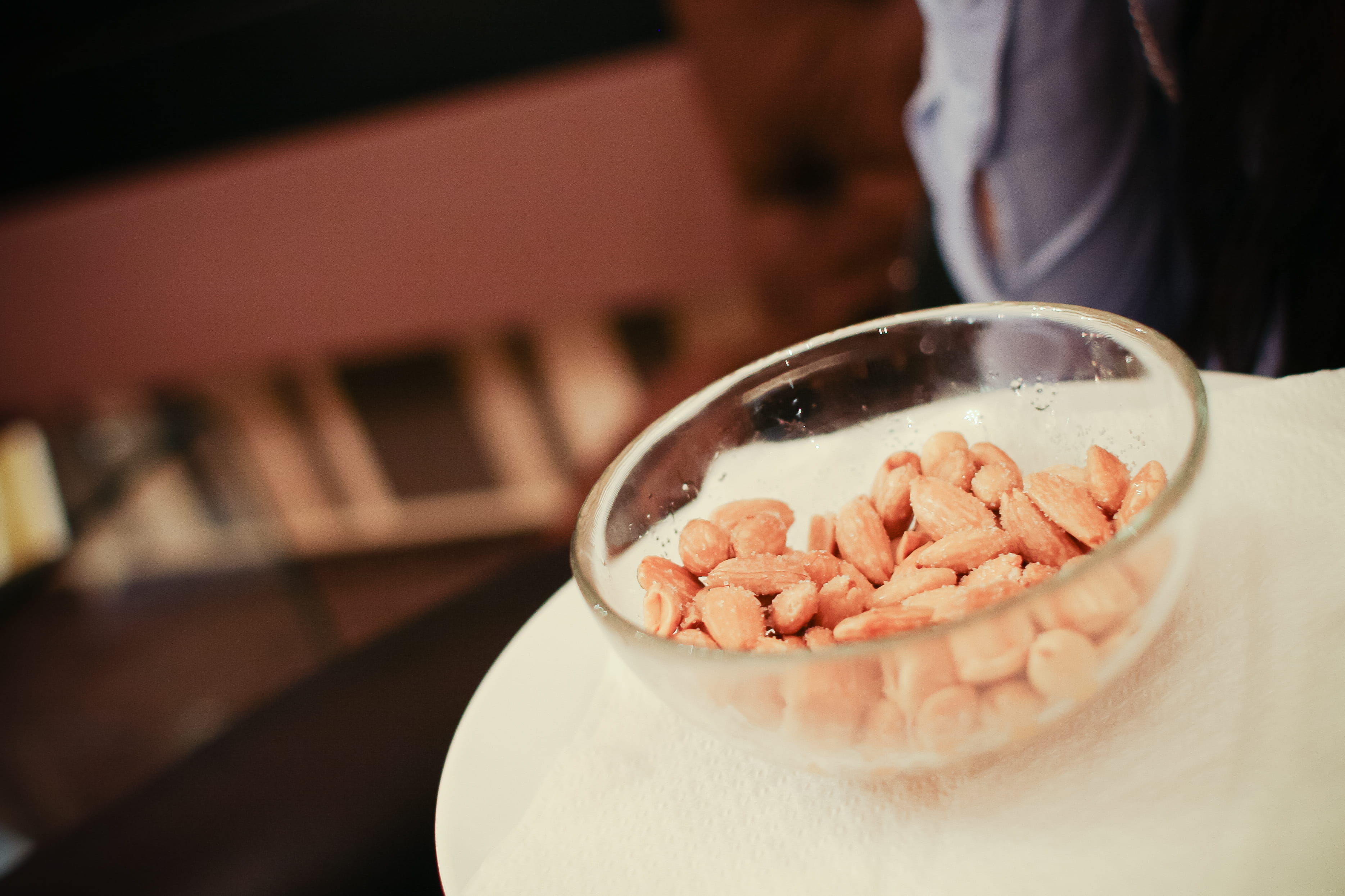 indoors, yummy, holding, people, food, close-up, preparation, business, table, cafe, healthy eating, freshness, mixing, spices, human Hand, Almonds, plate, HD Wallpaper