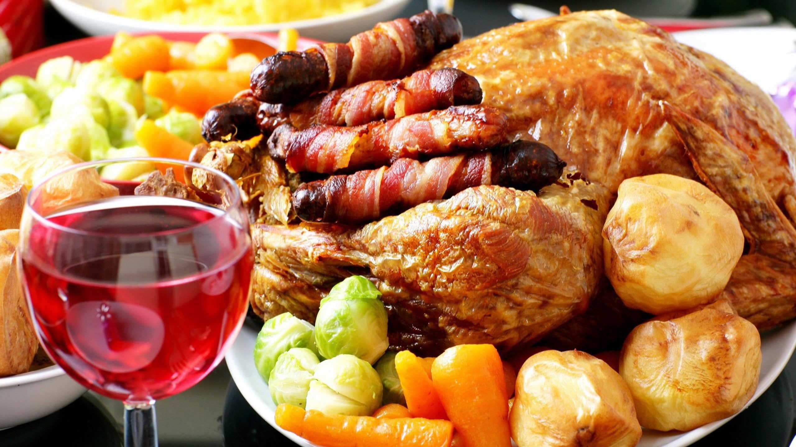 plato, carne, 2K, vinos, verduras, comidas, chino, HD Wallpaper