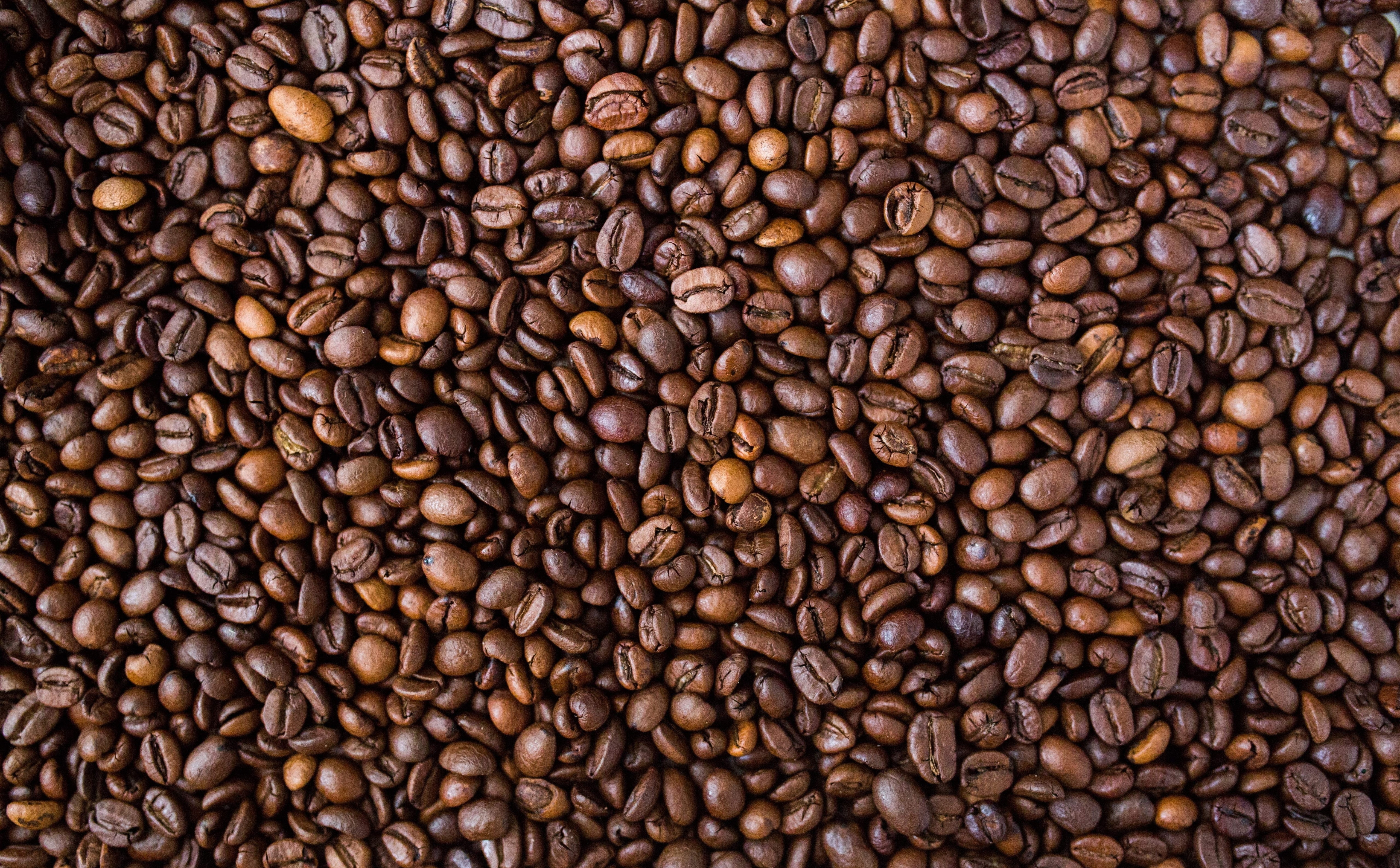 roasted, Beans, textured effect, Food and Drink, food, large group of objects, no people, beverage, full frame, 5K, refreshment, freshness, caffeine, backgrounds, HD Wallpaper