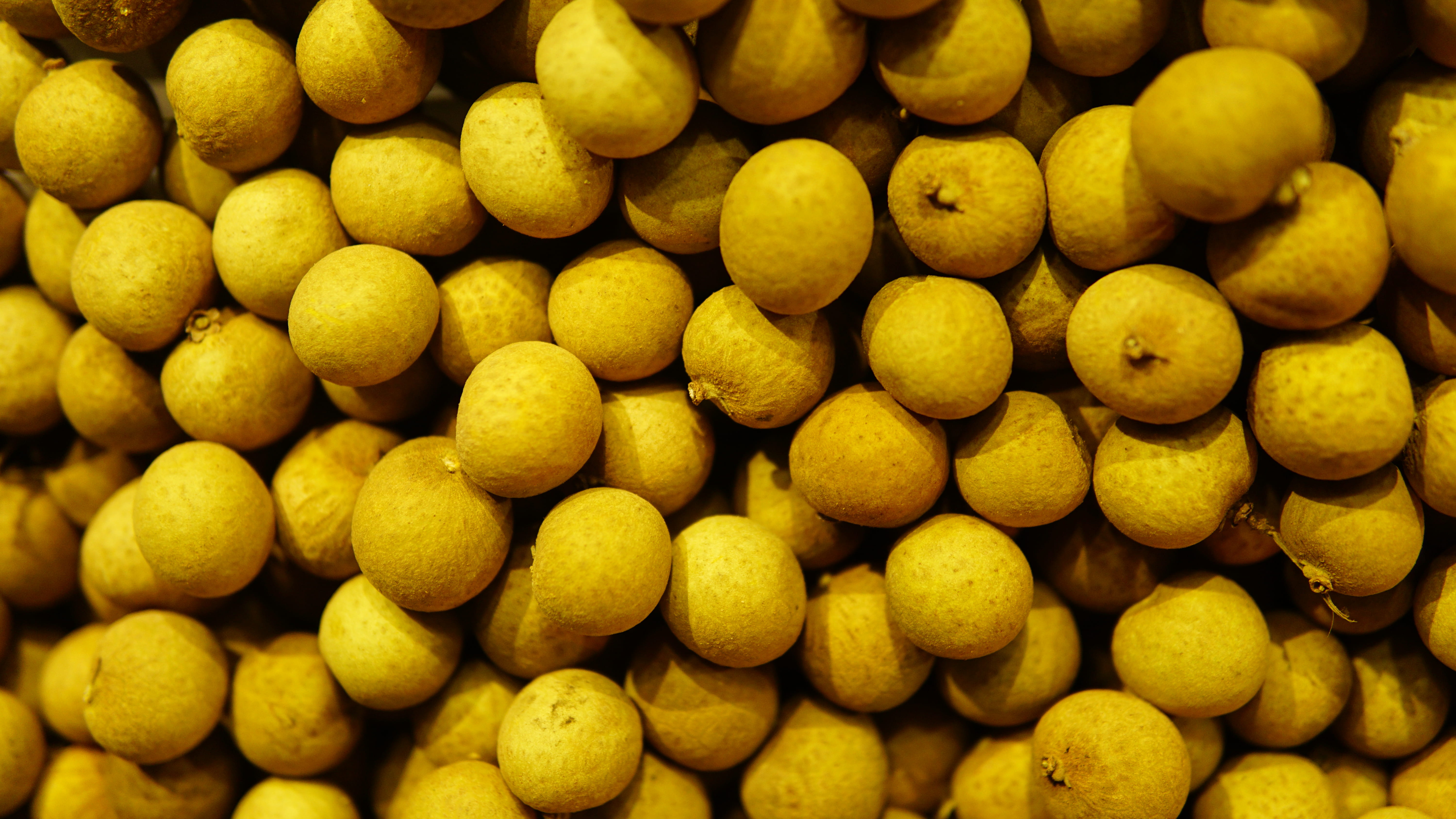citrus fruit, backgrounds, sphere, lemon, produce, fruit, bean, wellbeing, candy, plant, lentil, 5K, abundance, market stall, pollen, food, confectionery, HD Wallpaper