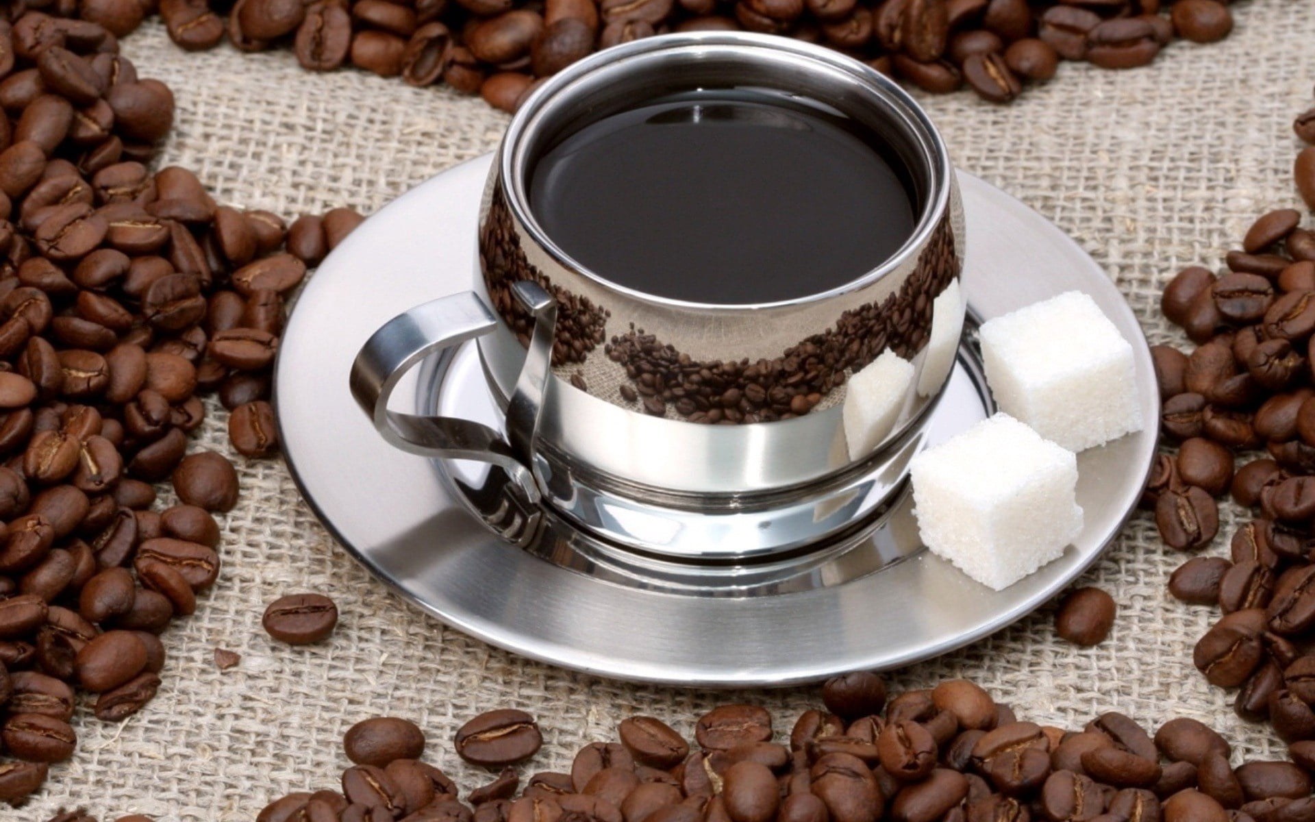cup, roasted, cappuccino, cafe, white, coffee Bean, breakfast, food, mug, 1080P, steel, no People, caffeine, gray, saucer, coffee - Drink, backgrounds, HD Wallpaper