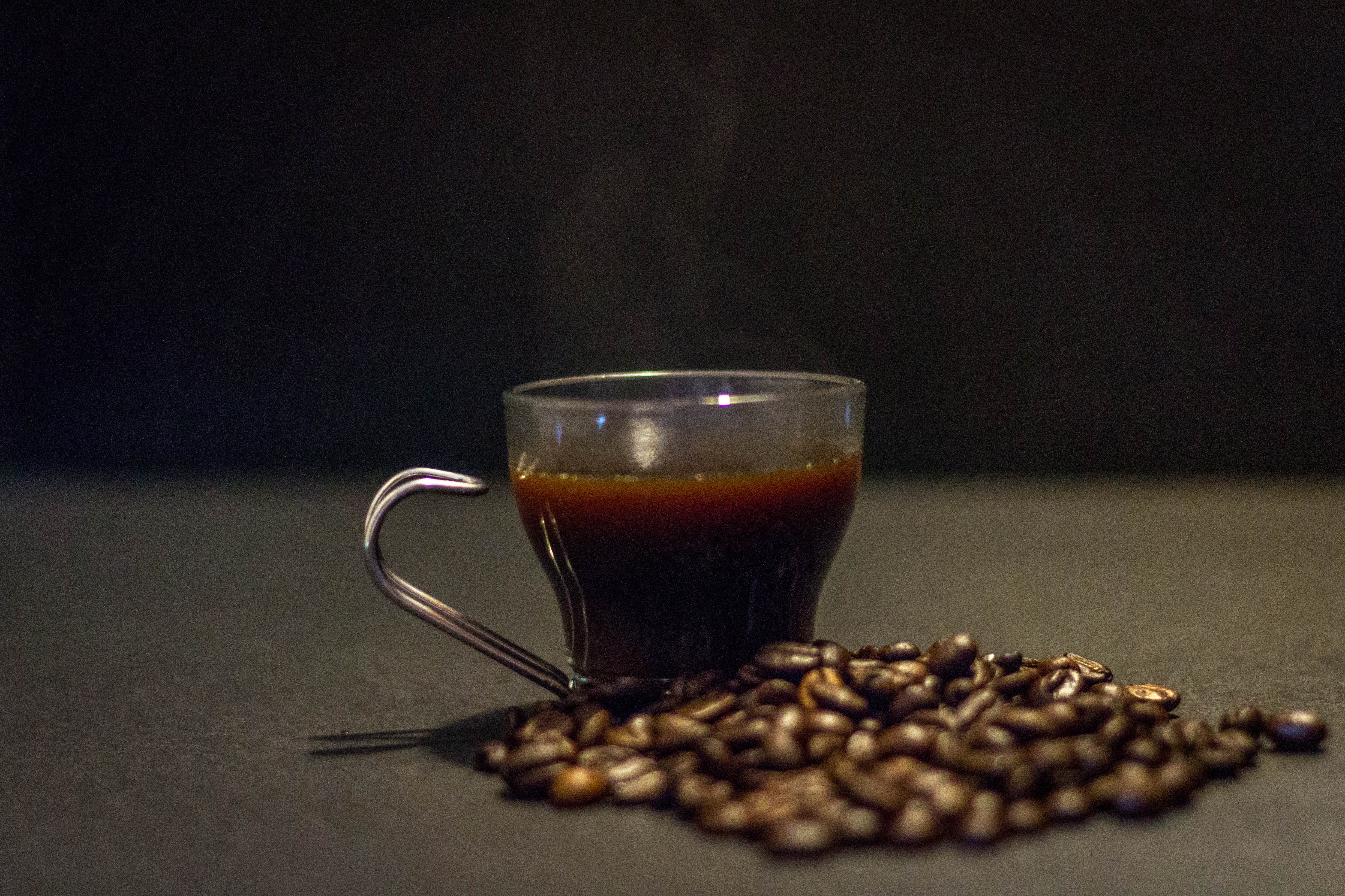 mocha, caffeine, black Color, dark, food and drink, table, food, bean, beans, close-up, freshness, coffee, cup, brown, heat - Temperature, focus on foreground, HD Wallpaper