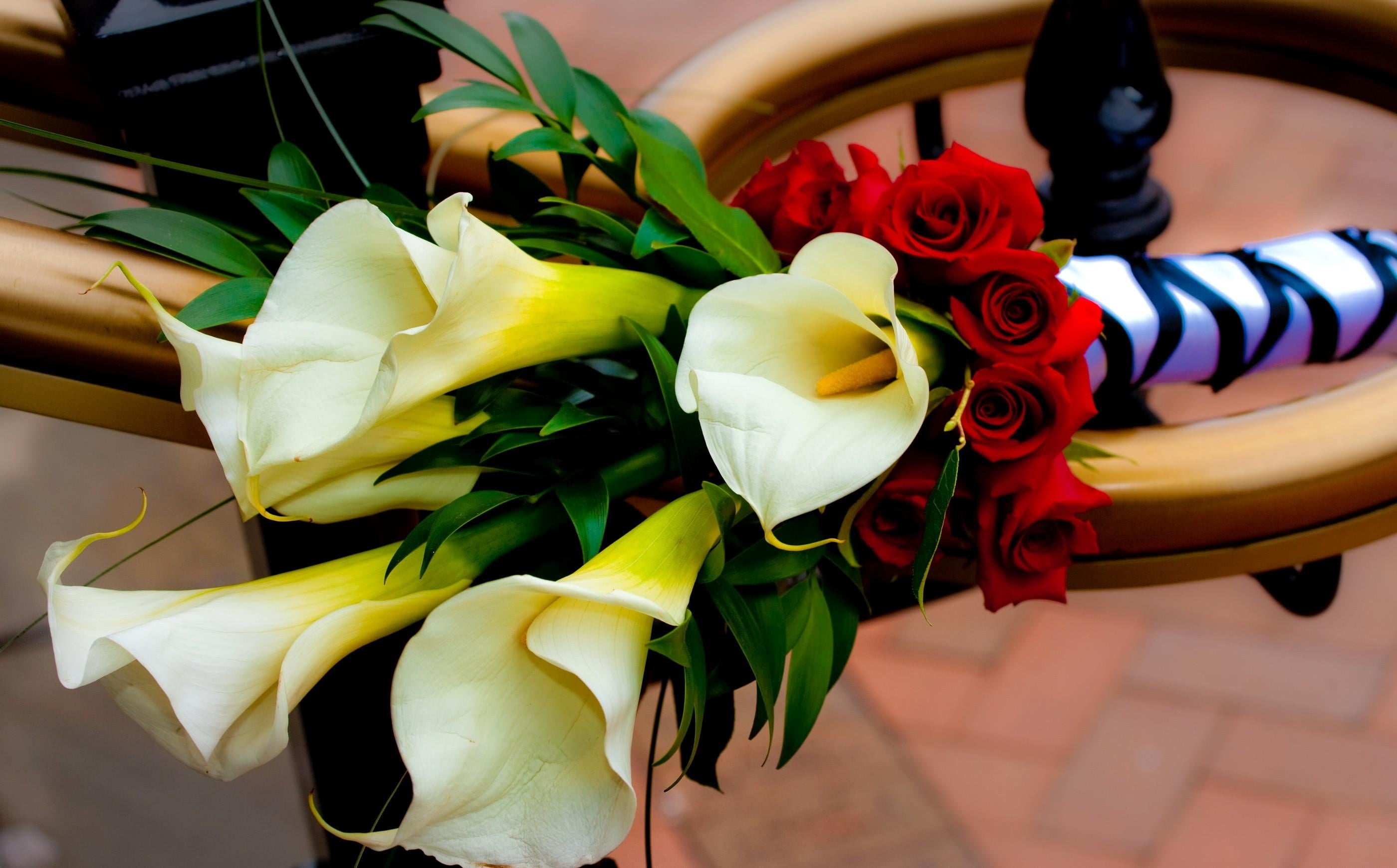 gift, rose, backgrounds, inflorescence, wedding, ornate, day, single Flower, beautiful, summer, love, bunch of flowers, petal, multi colored, flower arrangement, HD Wallpaper
