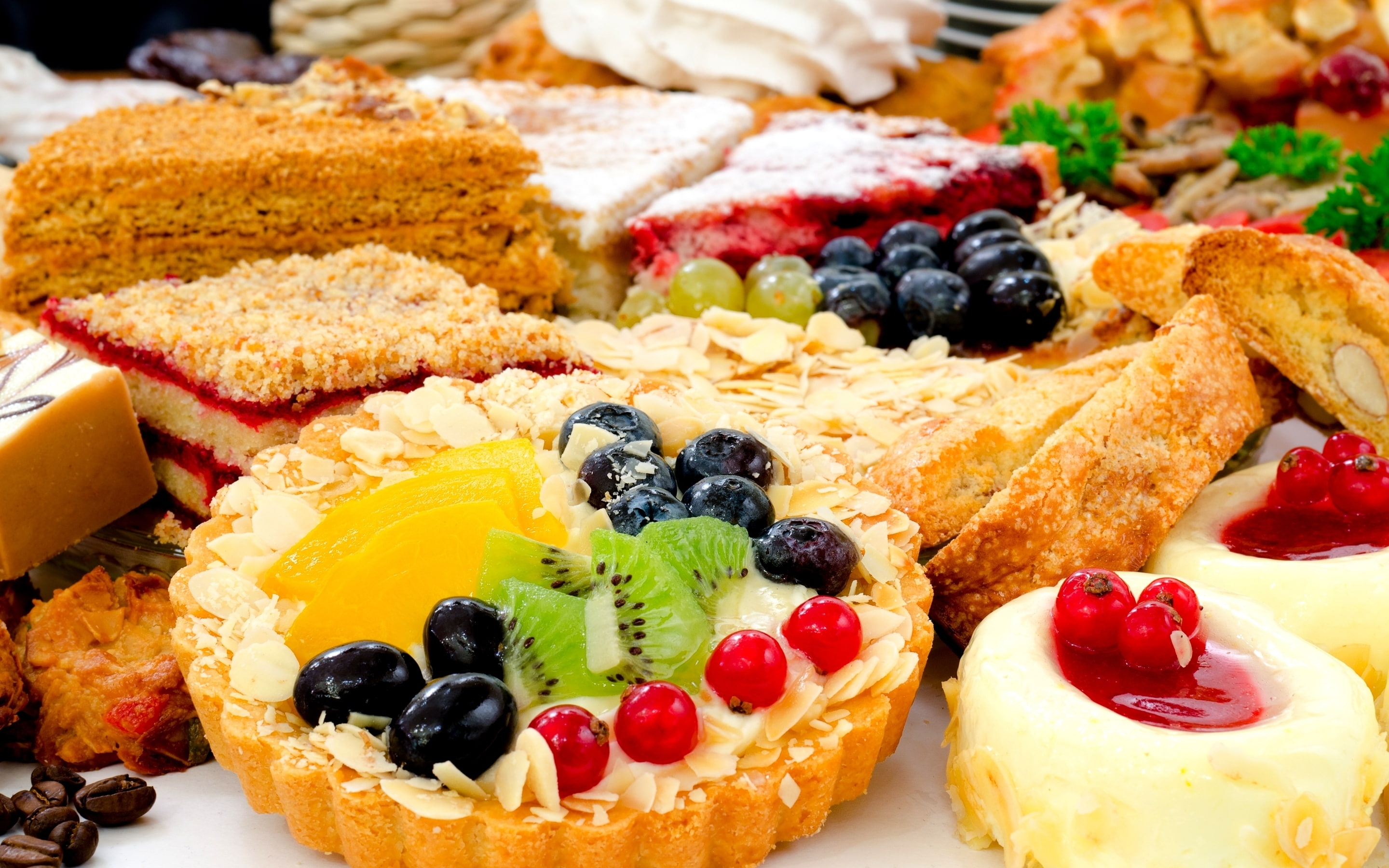 sweet pastry, tart, 2K, food, french, dessert, fruit, healthy, HD Wallpaper