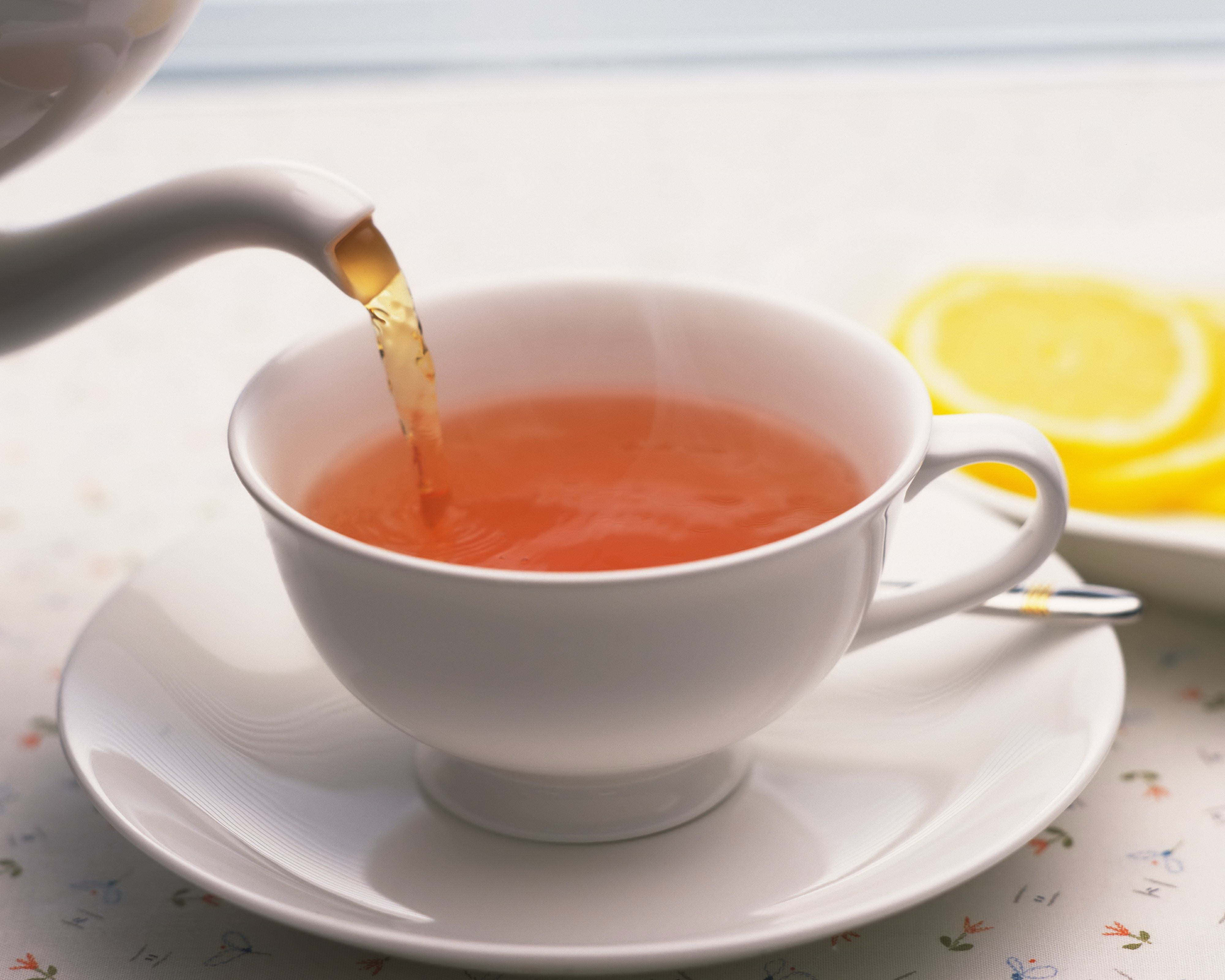 tea Cup, 4K, spoon, tea - Hot Drink, breakfast, lemons, focus on foreground, freshness, crockery, coffee cup, heat - Temperature, drinks, leaves, no People, HD Wallpaper