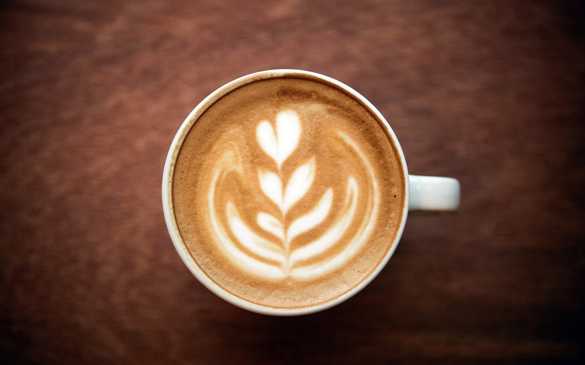 Coffee, Pattern, Heart, Cup, Foam, 1080P, Cappuccino, HD Wallpaper