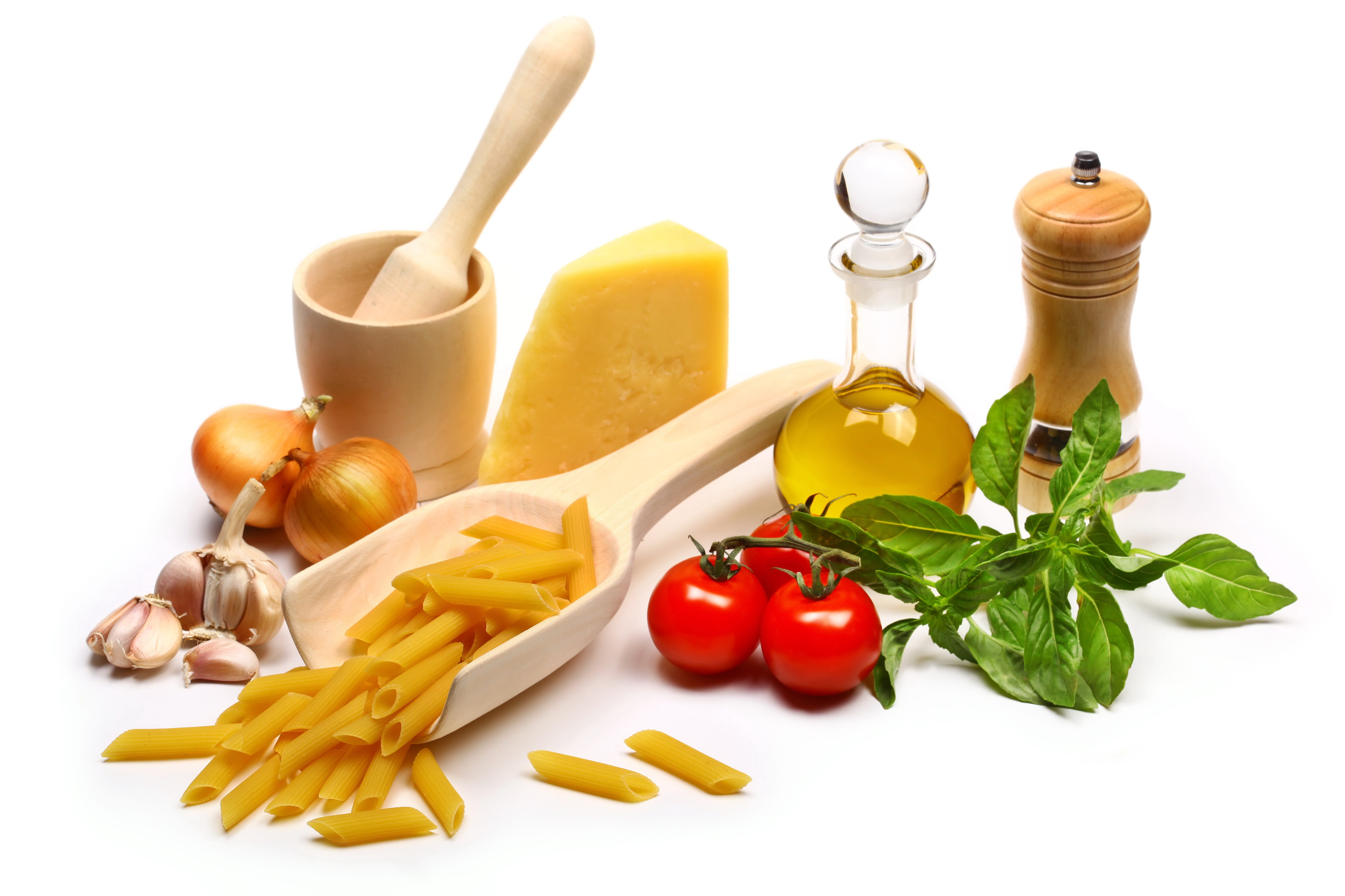 pepper, italian food, mill, white, mortar and Pestle, red, herb, basil, gloves, healthy eating, 5K, Power, bulb, olive oil, spice, bottle, oil, ingredient, HD Wallpaper