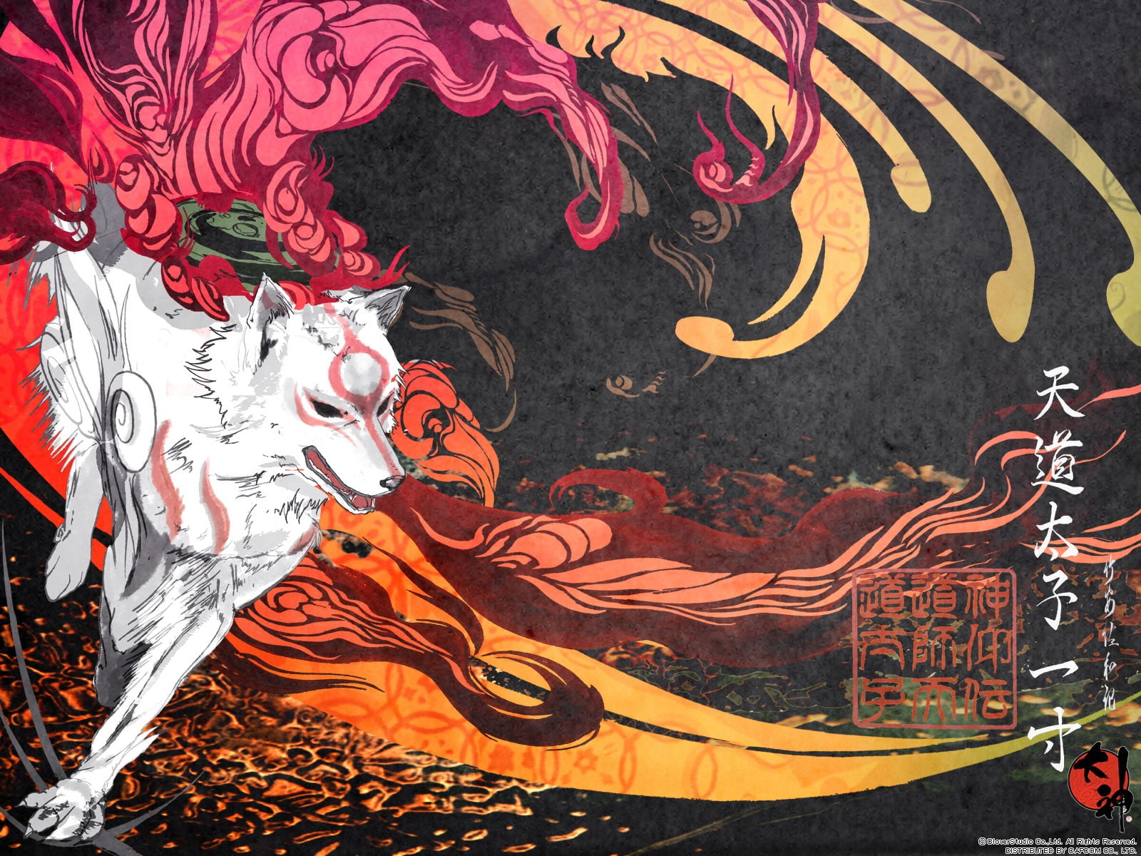 720P, Okami, video games, Amaterasu, HD Wallpaper