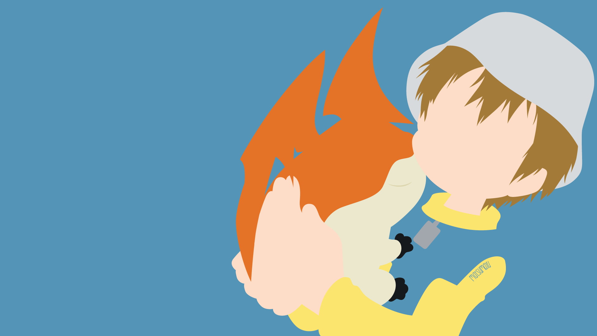 Patamon (Digimon), Takaishi Takeru, Digimon, 1080P, HD Wallpaper