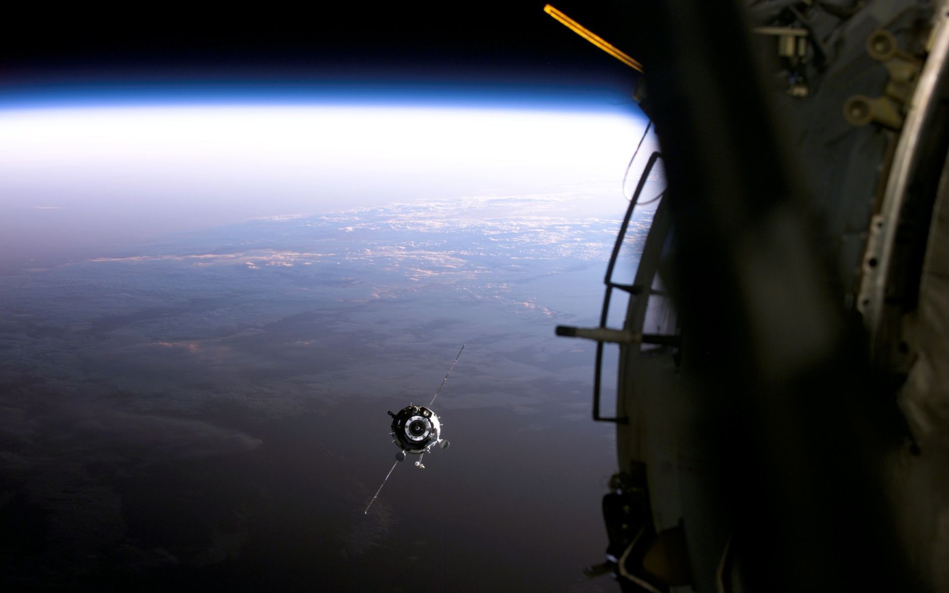 horizon, spaceship, Earth, 1080P, space, photography, HD Wallpaper