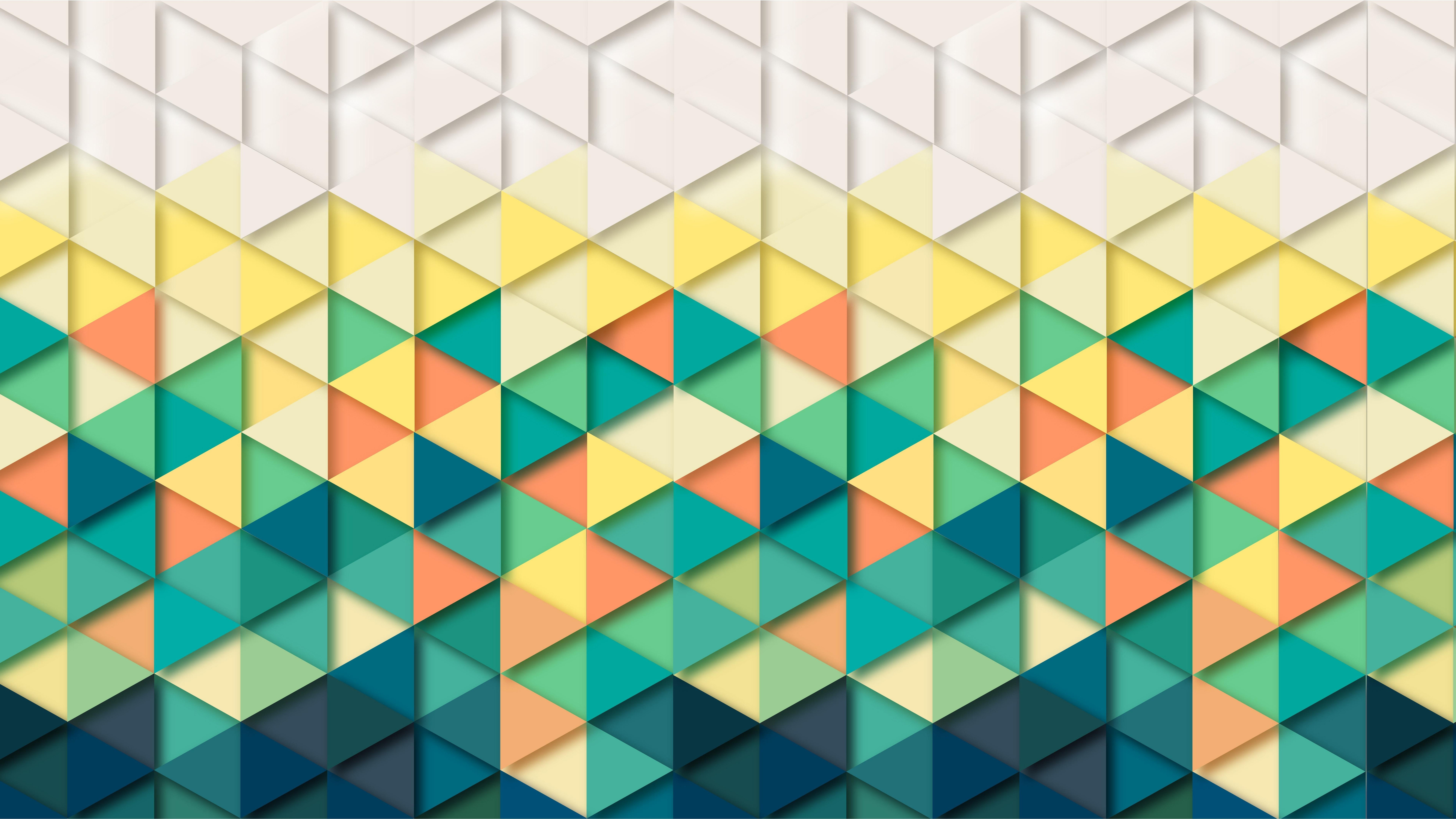 triangle, design, 8k uhd, pattern, 8K, HD Wallpaper