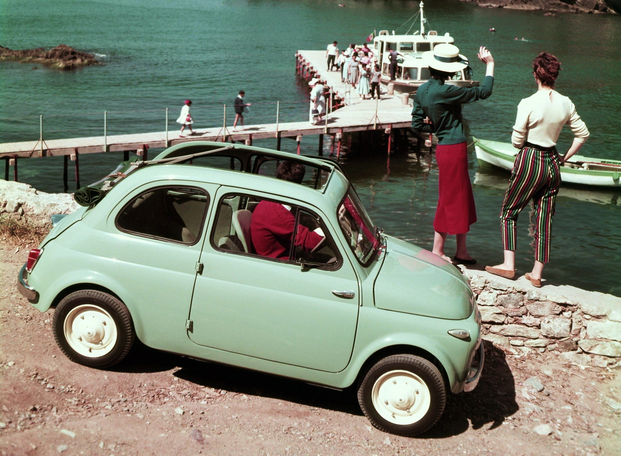 classic, 1080P, italie, italia, 500, cinquecento, cars, fiat, HD Wallpaper