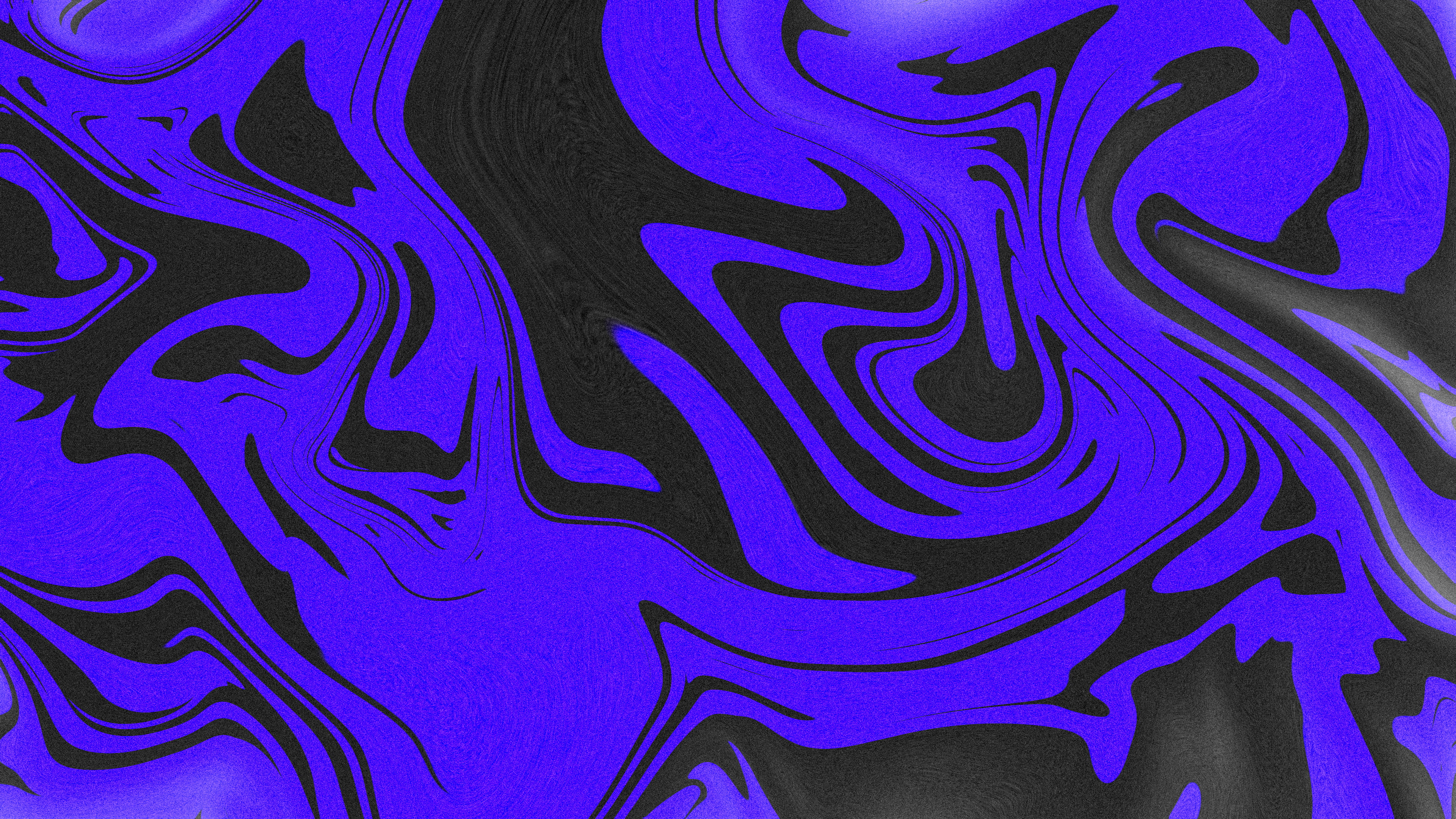 Black, Abstract, Blue, 4K, Marble, HD Wallpaper