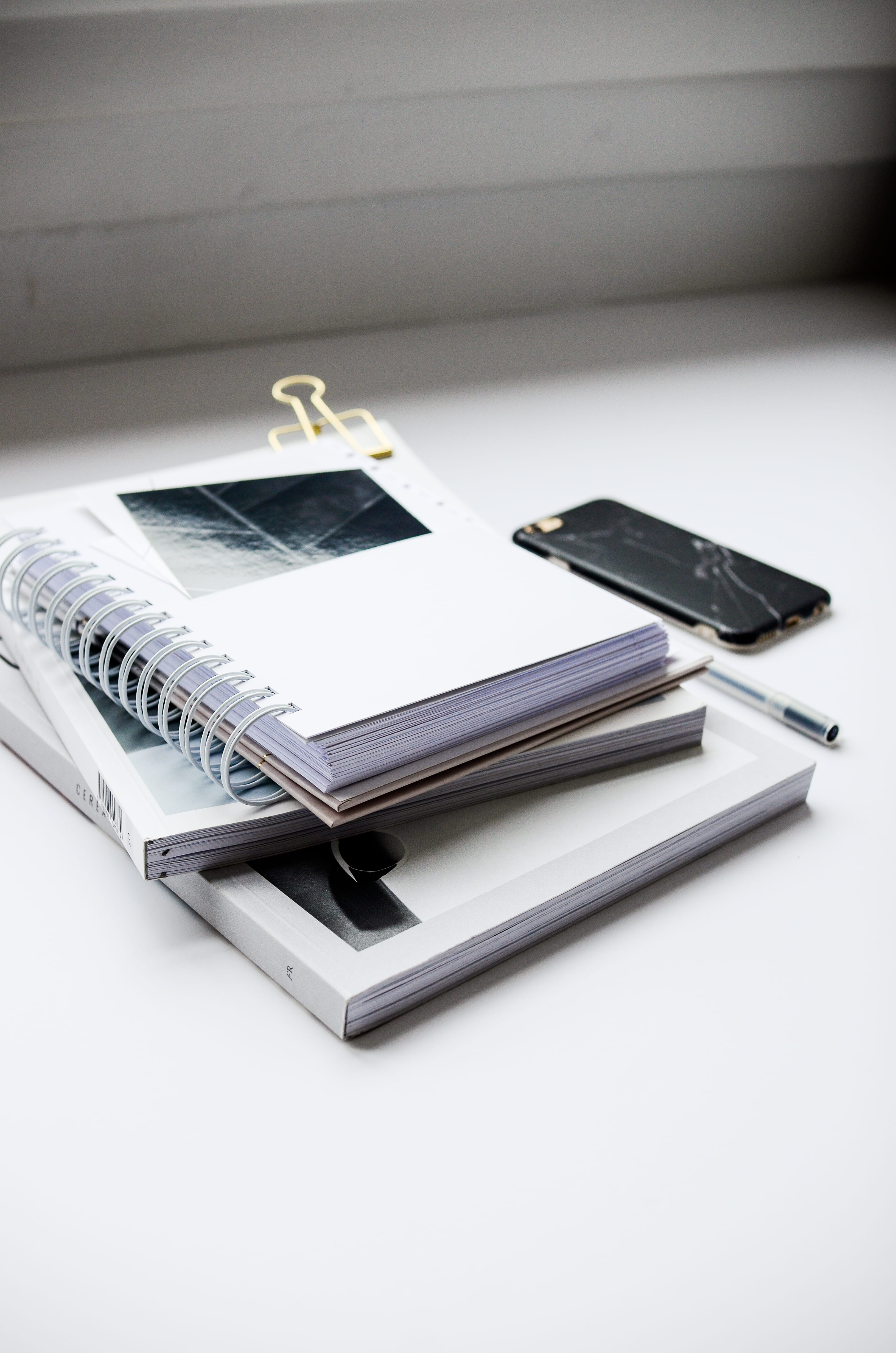 ballpoint, office, phone, publication, books, spiral, communication, no people, personal accessory, high angle view, smart phone, connection, case, mobile phone, Phone HD Wallpaper